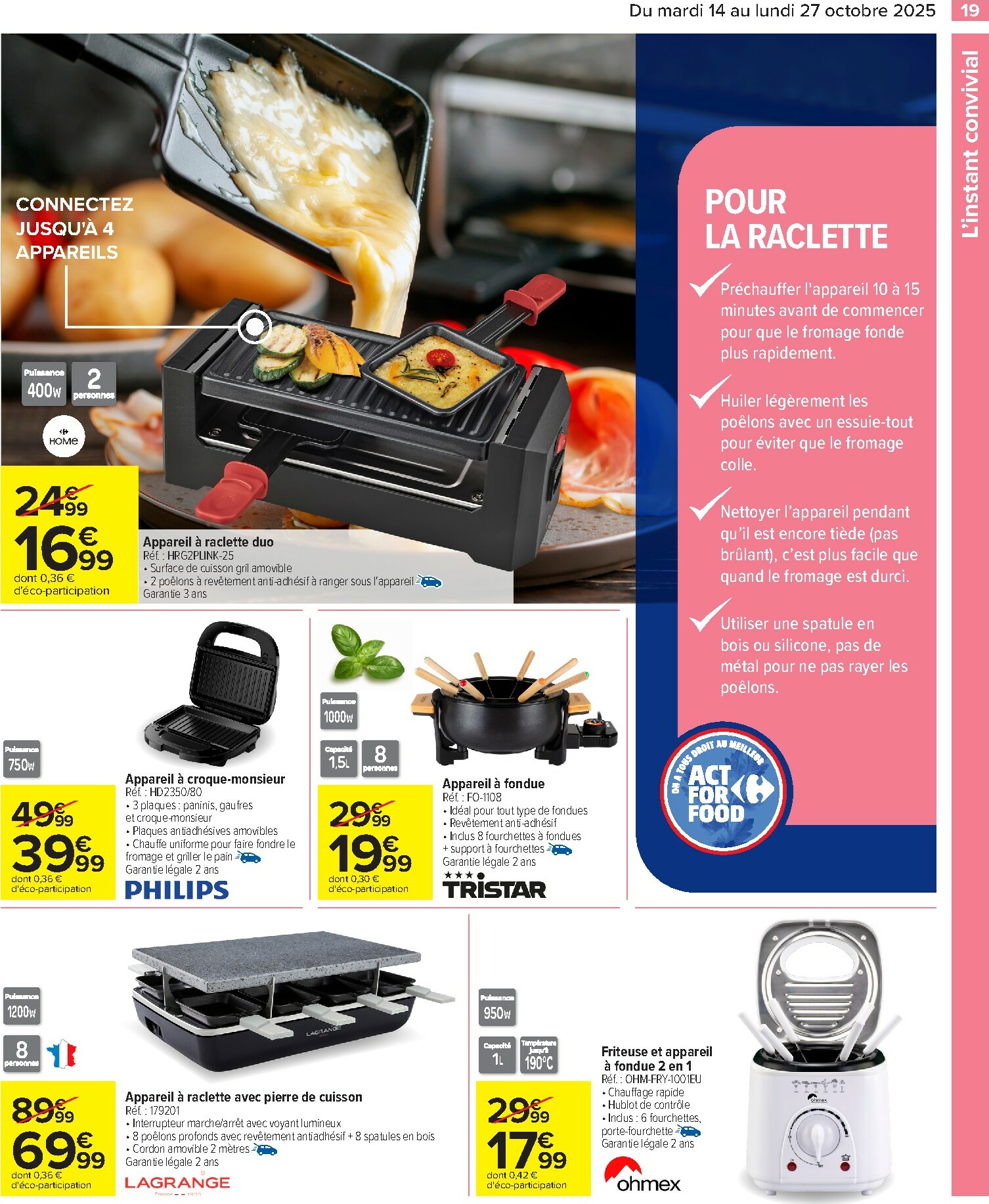 carrefour - Catalogue Carrefour - Goutons au meilleur de la cuisine valable du 14/10 au 27/10 - page: 19