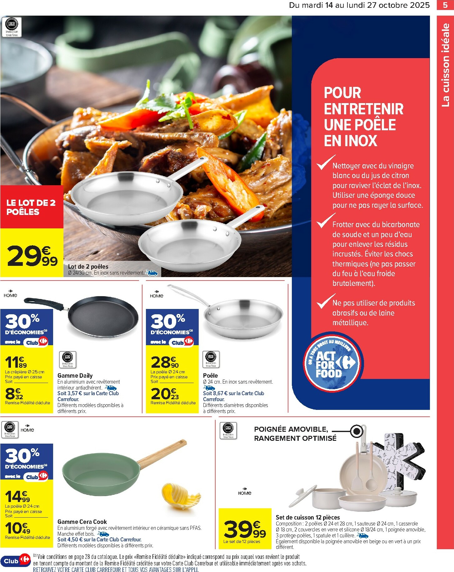 carrefour - Catalogue Carrefour - Goutons au meilleur de la cuisine valable du 14/10 au 27/10 - page: 5