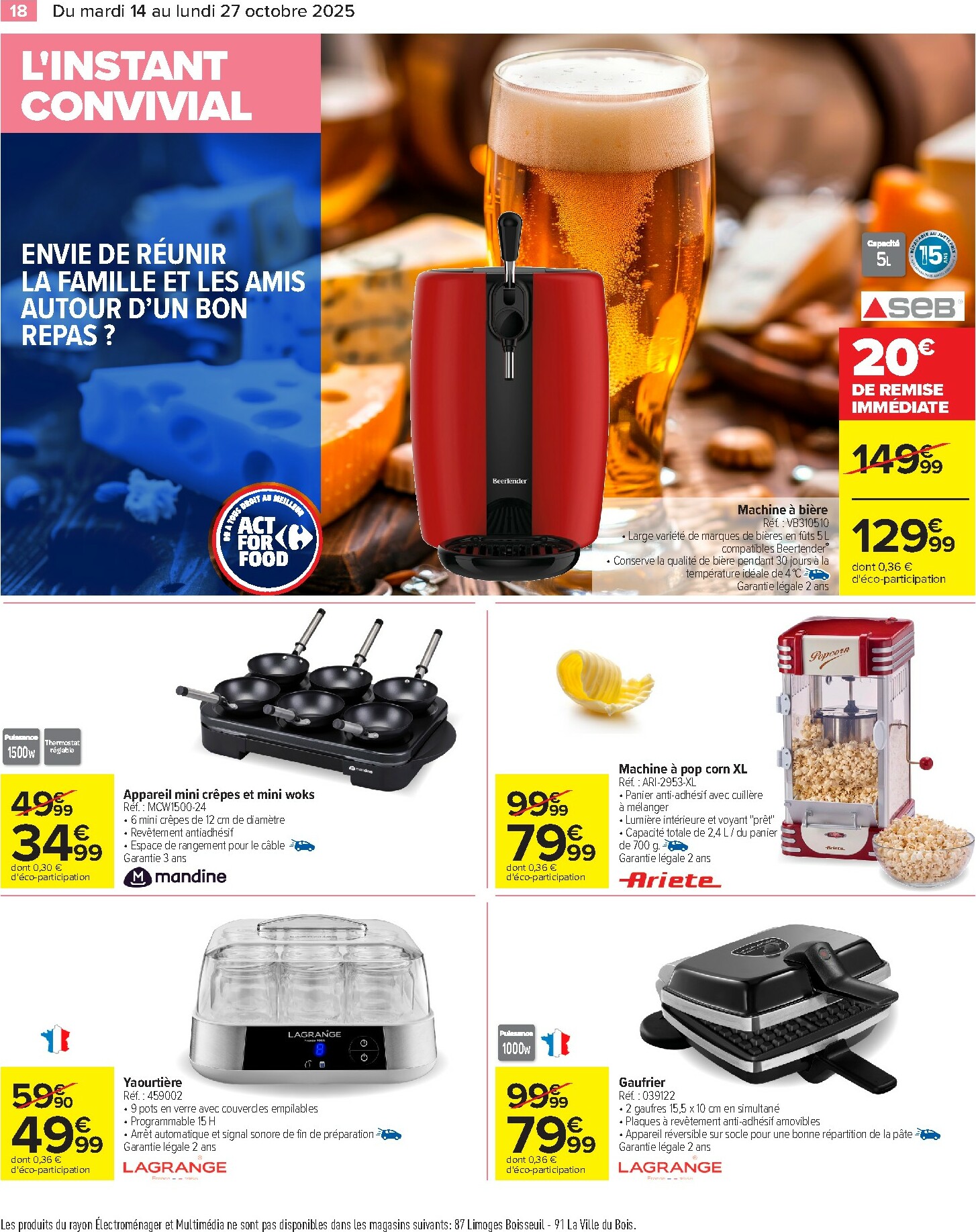 carrefour - Catalogue Carrefour - Goutons au meilleur de la cuisine valable du 14/10 au 27/10 - page: 18