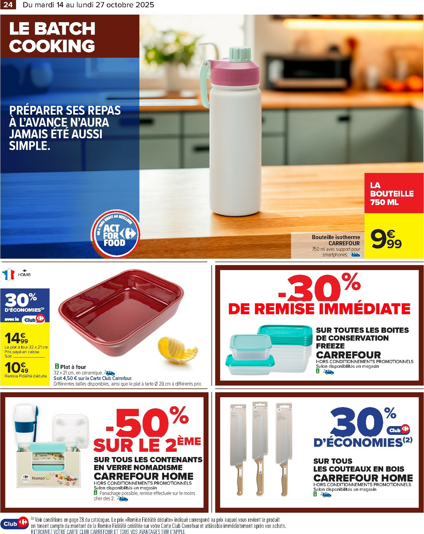 carrefour - Catalogue Carrefour - Goutons au meilleur de la cuisine valable du 14/10 au 27/10 - page: 24