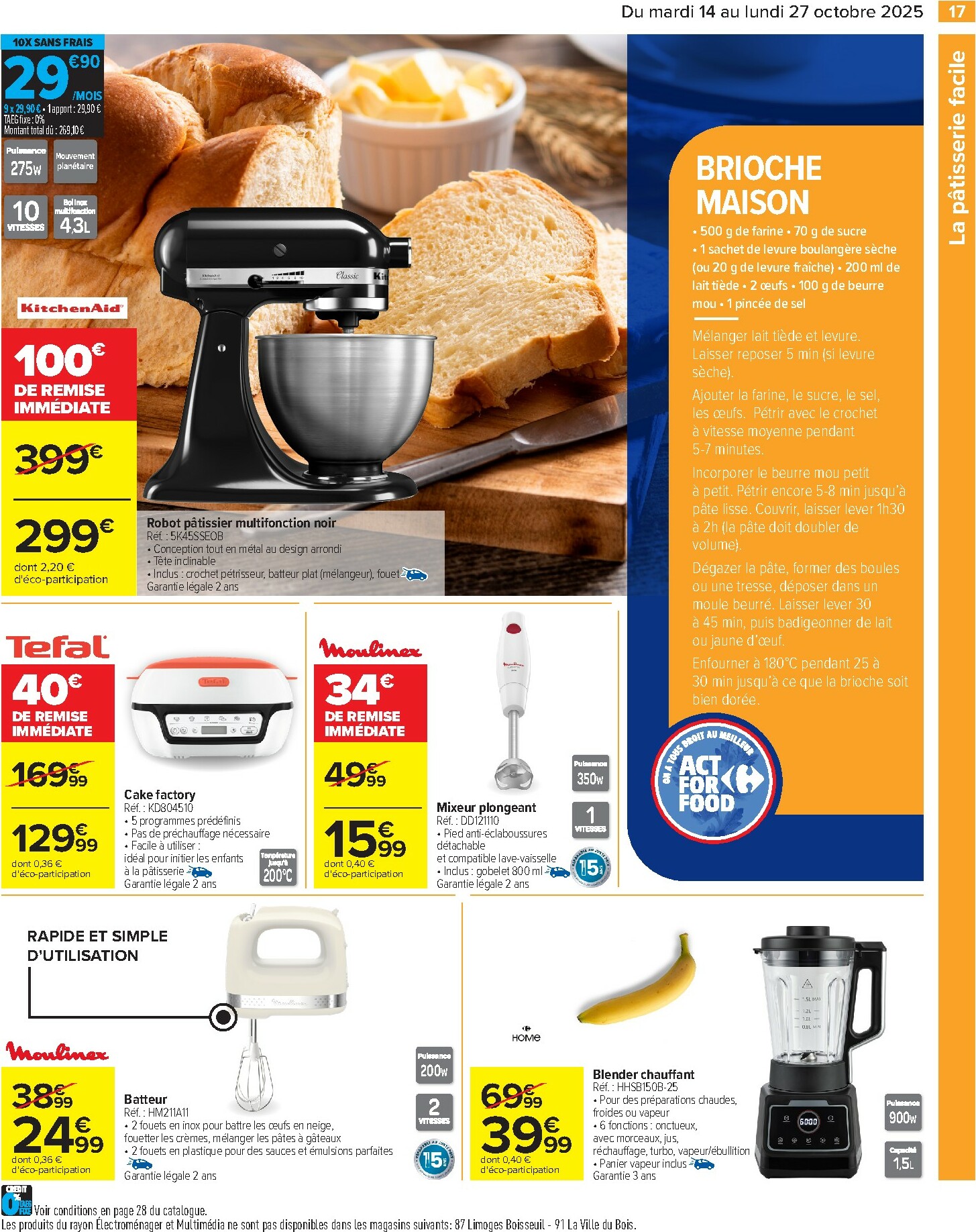 carrefour - Catalogue Carrefour - Goutons au meilleur de la cuisine valable du 14/10 au 27/10 - page: 17