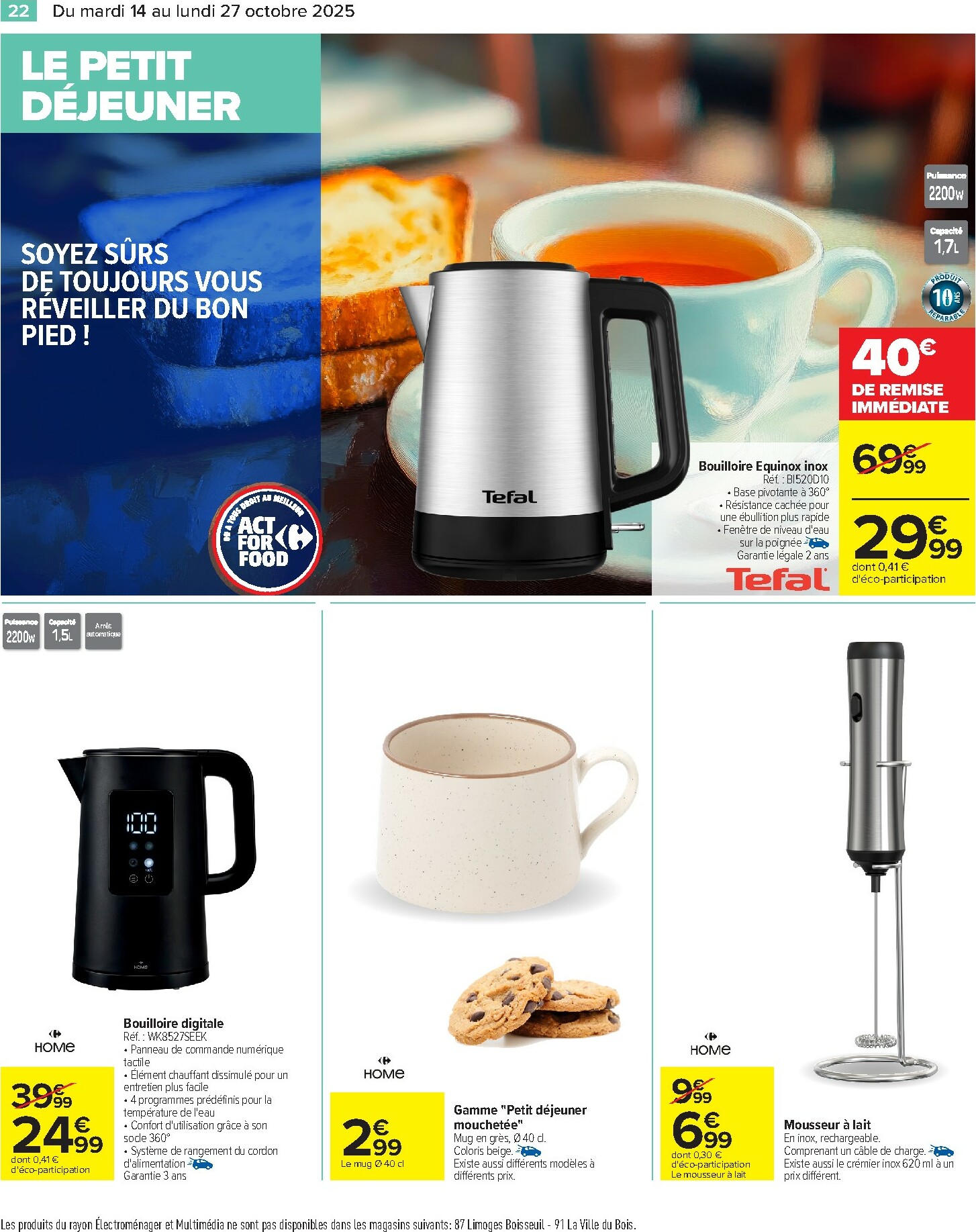 carrefour - Catalogue Carrefour - Goutons au meilleur de la cuisine valable du 14/10 au 27/10 - page: 22