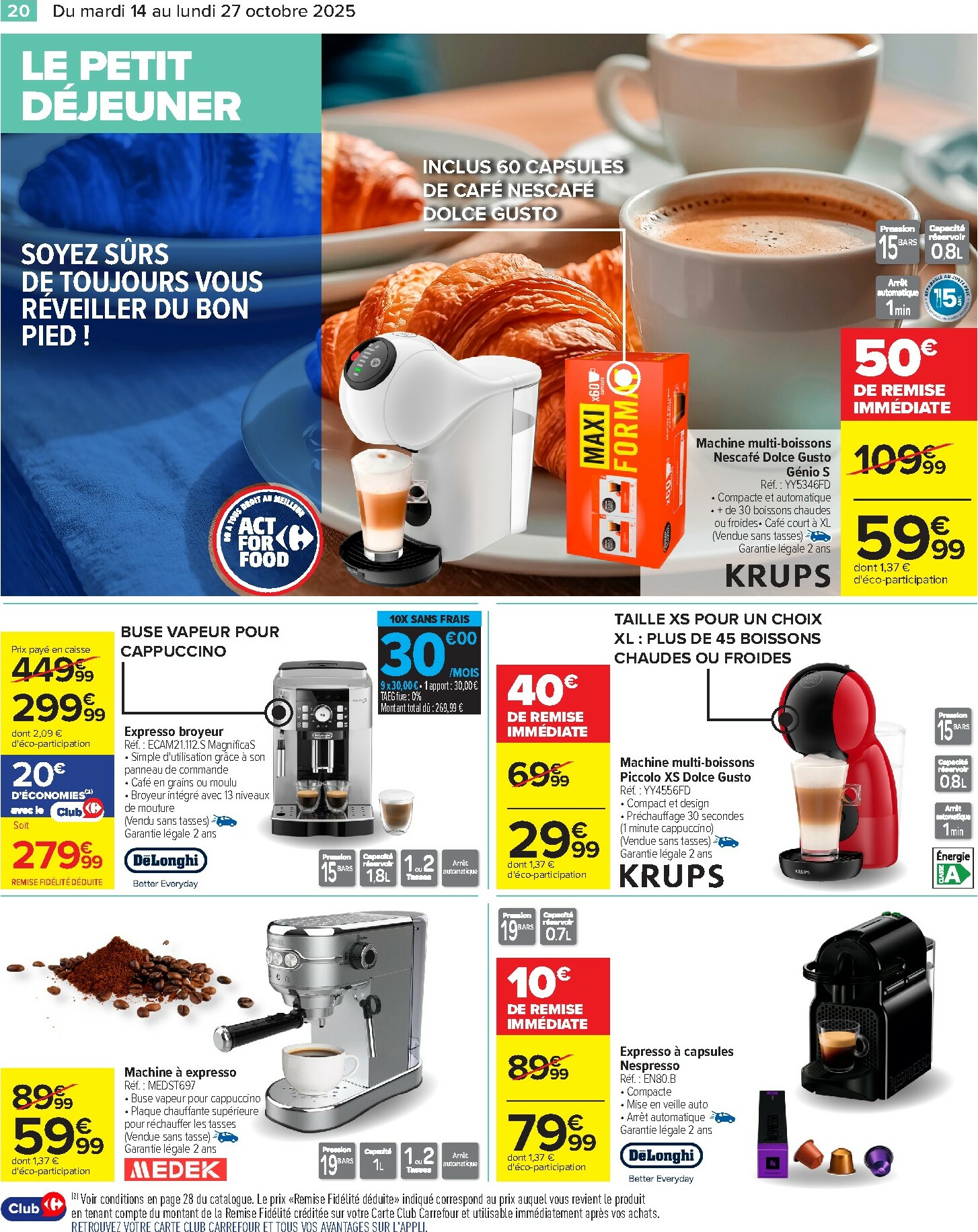 carrefour - Catalogue Carrefour - Goutons au meilleur de la cuisine valable du 14/10 au 27/10 - page: 20