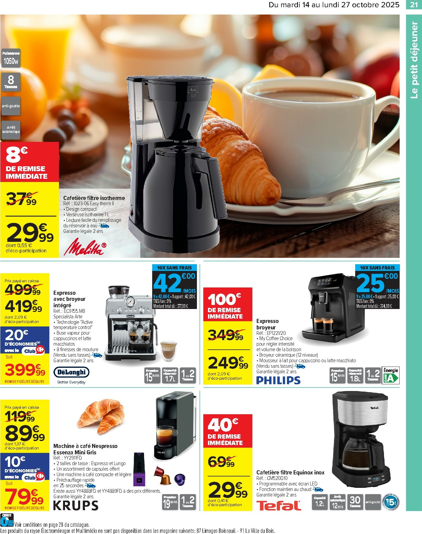 carrefour - Catalogue Carrefour - Goutons au meilleur de la cuisine valable du 14/10 au 27/10 - page: 21