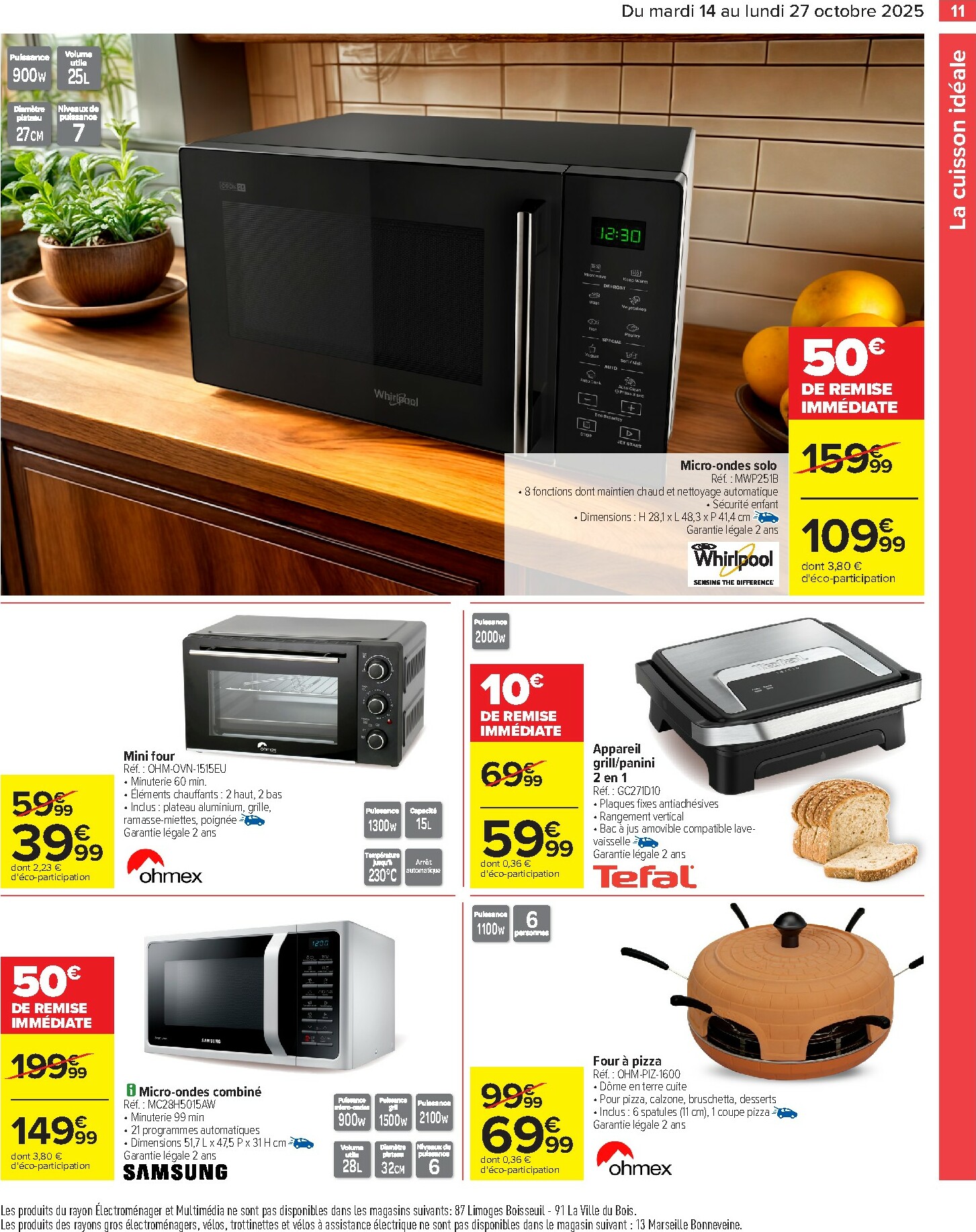 carrefour - Catalogue Carrefour - Goutons au meilleur de la cuisine valable du 14/10 au 27/10 - page: 11