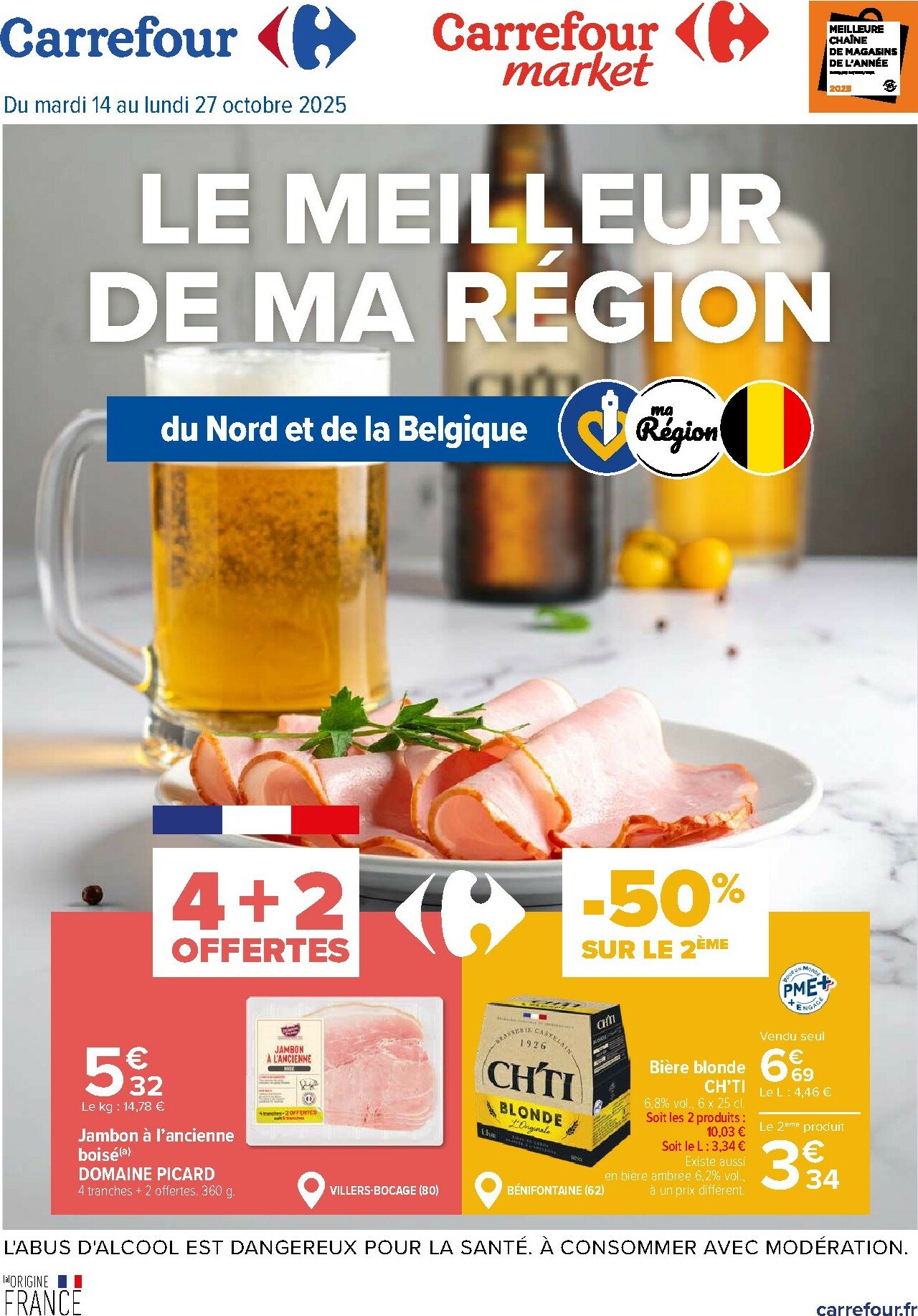 carrefour - Catalogue Carrefour - Le meilleur de me Région valable du 14/10 au 27/10