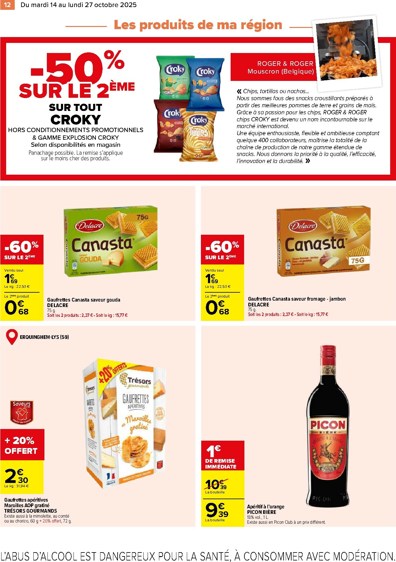 carrefour - Catalogue Carrefour - Le meilleur de me Région valable du 14/10 au 27/10 - page: 12