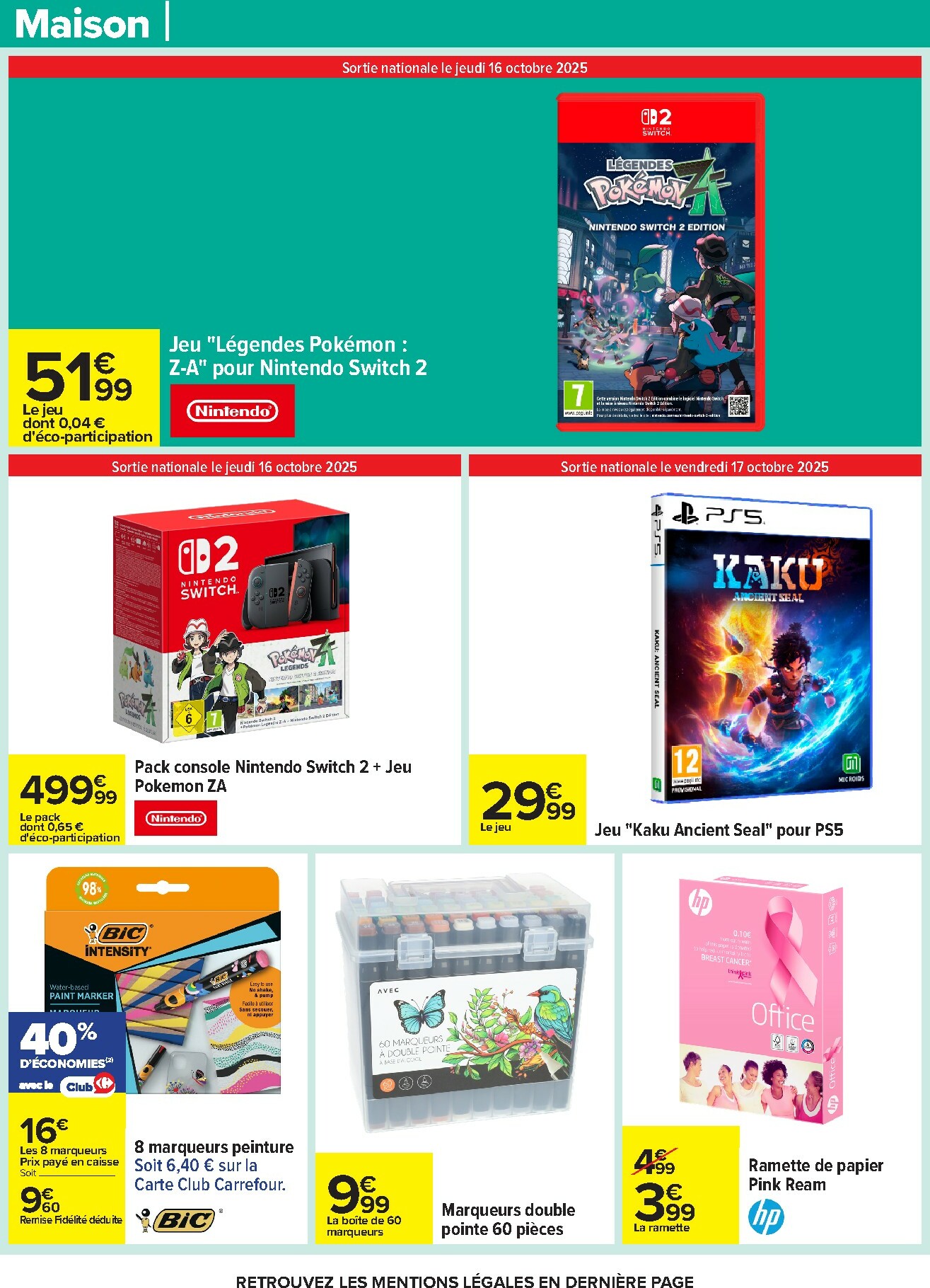 carrefour - Catalogue Carrefour valable du 14/10 au 27/10 - page: 58 carrefour - Catalogue Carrefour valable du 14/10 au 27/10 - page: 58