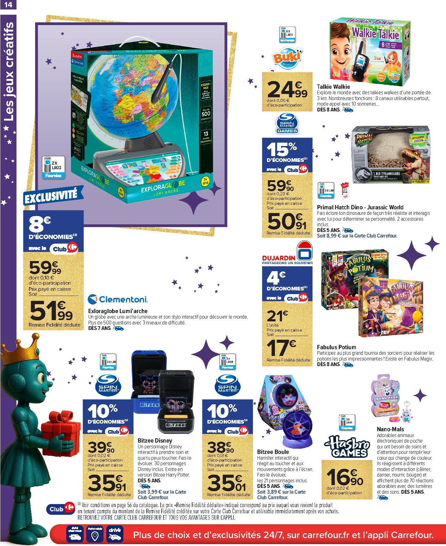 carrefour - Catalogue Carrefour - La Saison des Jouets est Ouverte valable du 14/10 au 01/12 - page: 14 carrefour - Catalogue Carrefour - La Saison des Jouets est Ouverte valable du 14/10 au 01/12 - page: 14