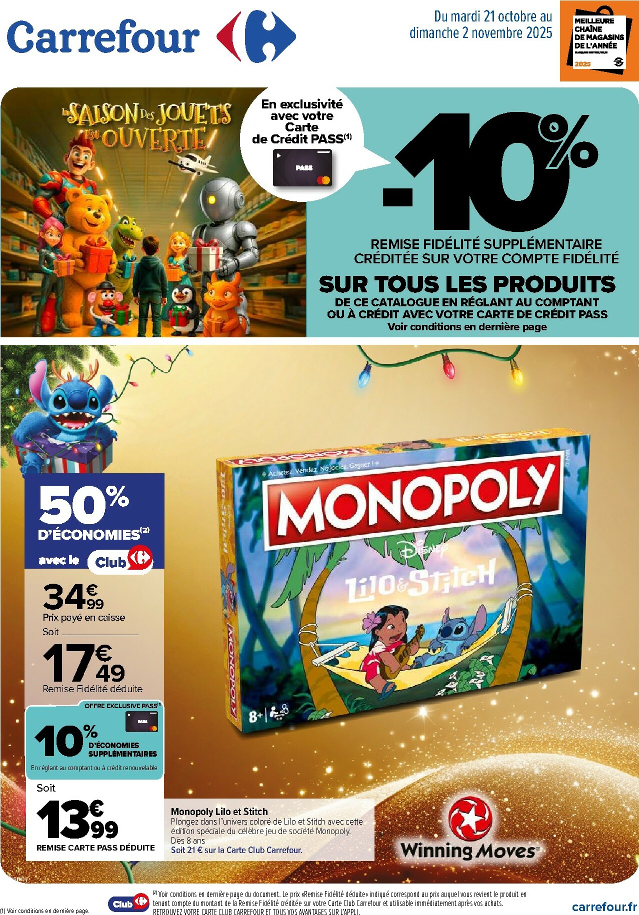 carrefour - Catalogue Carrefour - Jeux valable du 21/10 au 02/11