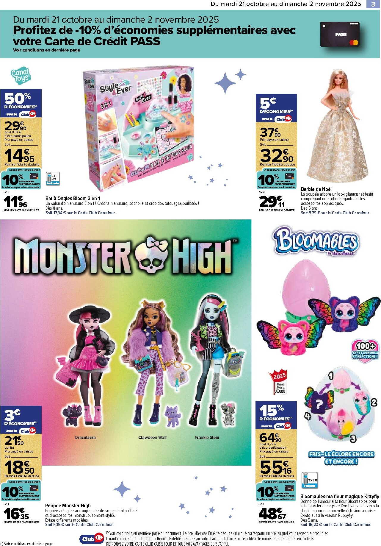 carrefour - Catalogue Carrefour - Jeux valable du 21/10 au 02/11 - page: 3