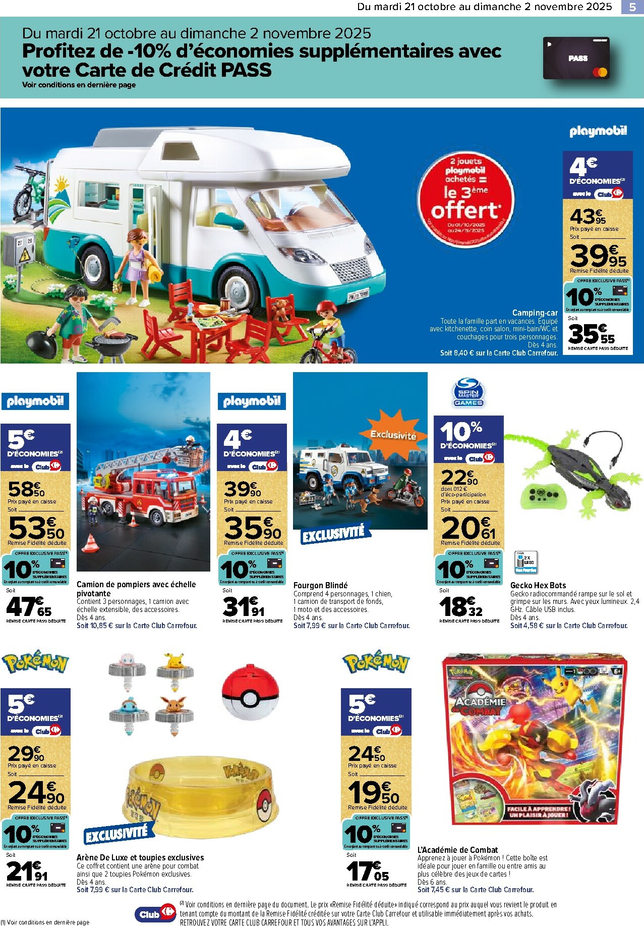 carrefour - Catalogue Carrefour - Jeux valable du 21/10 au 02/11 - page: 5
