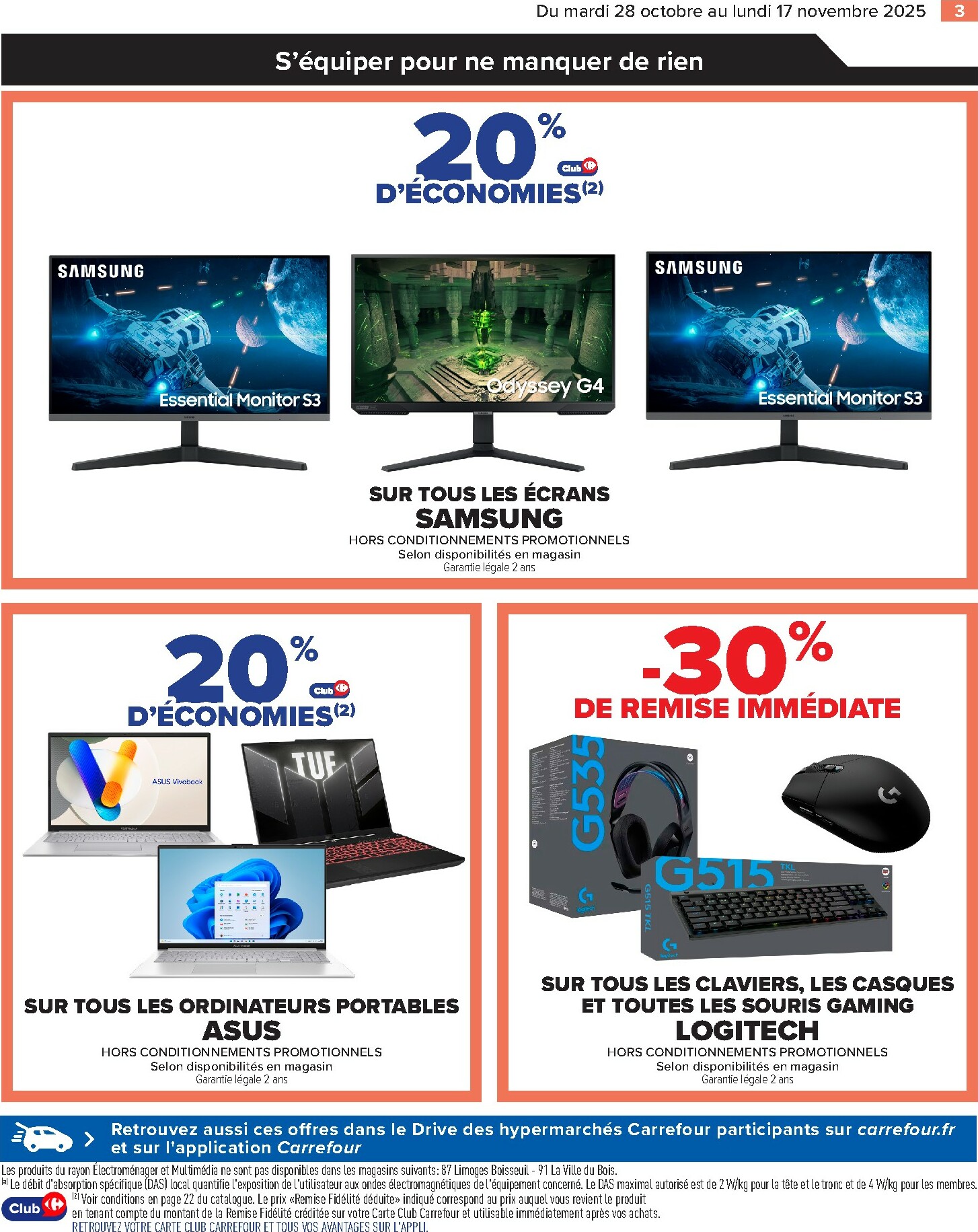 carrefour - Catalogue Carrefour valable du 28/10 au 17/11 - page: 5