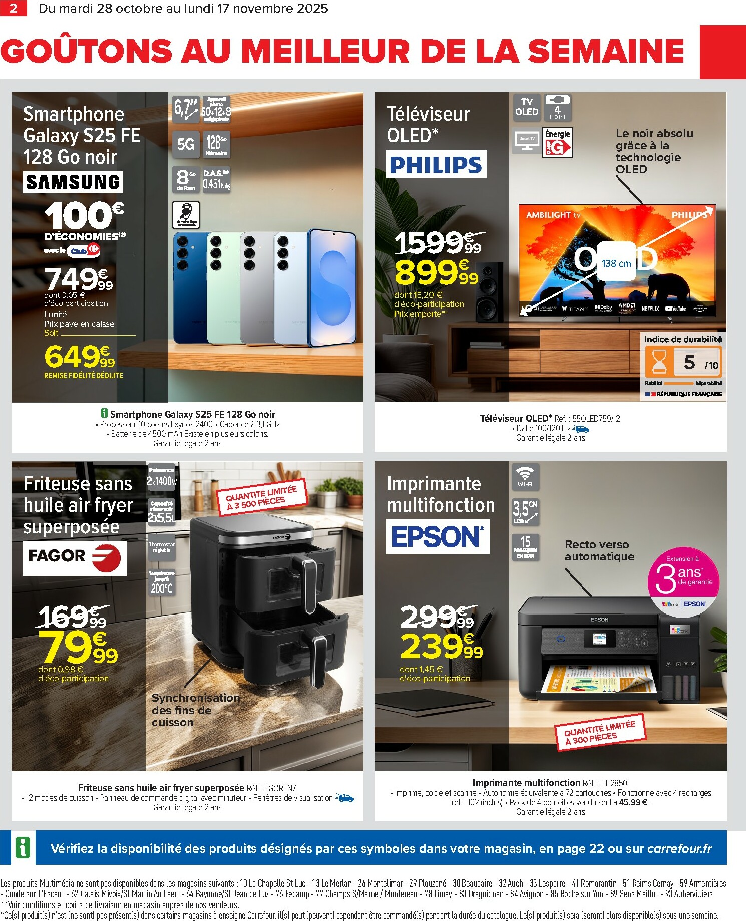carrefour - Catalogue Carrefour valable du 28/10 au 17/11 - page: 4