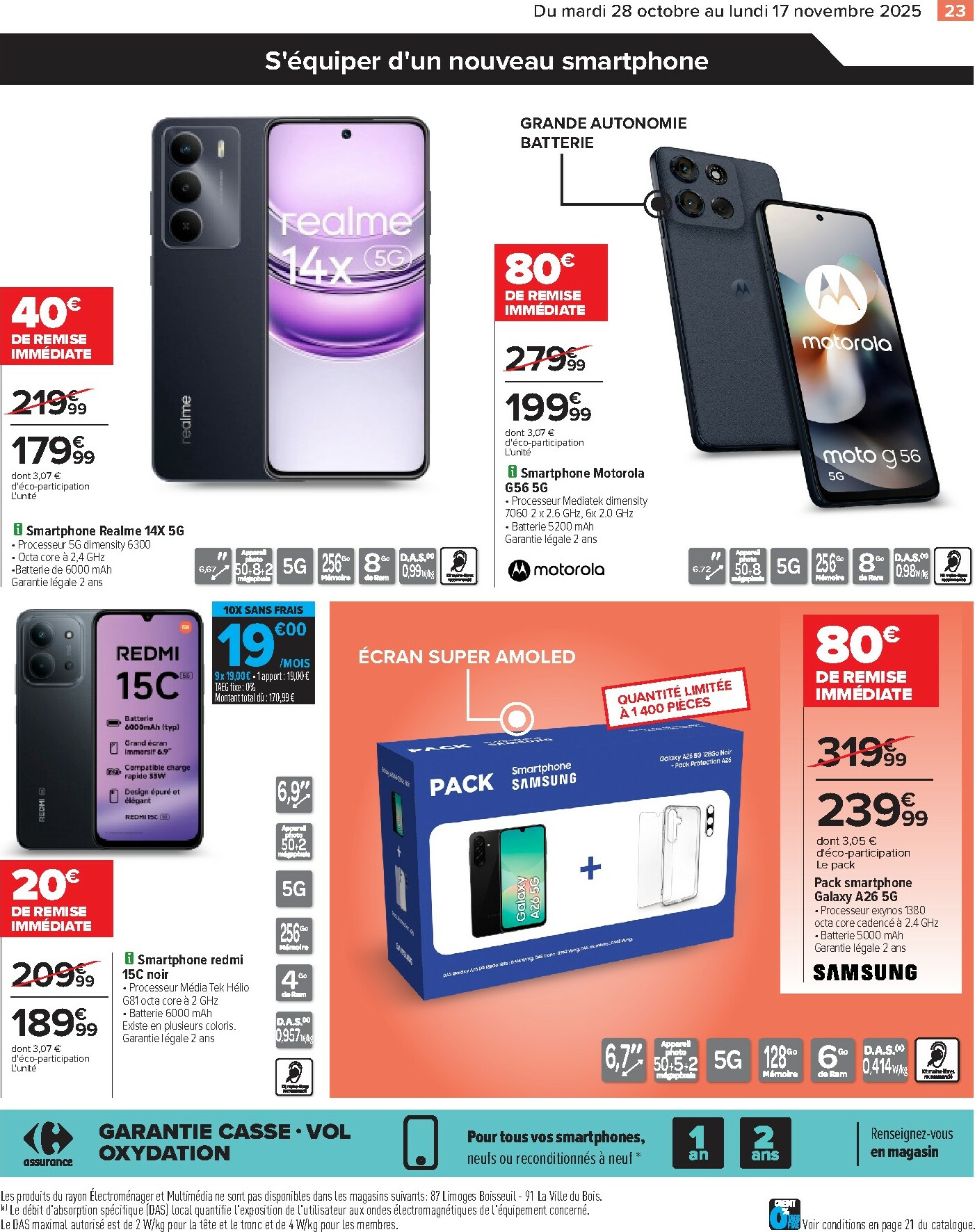 carrefour - Catalogue Carrefour valable du 28/10 au 17/11 - page: 25