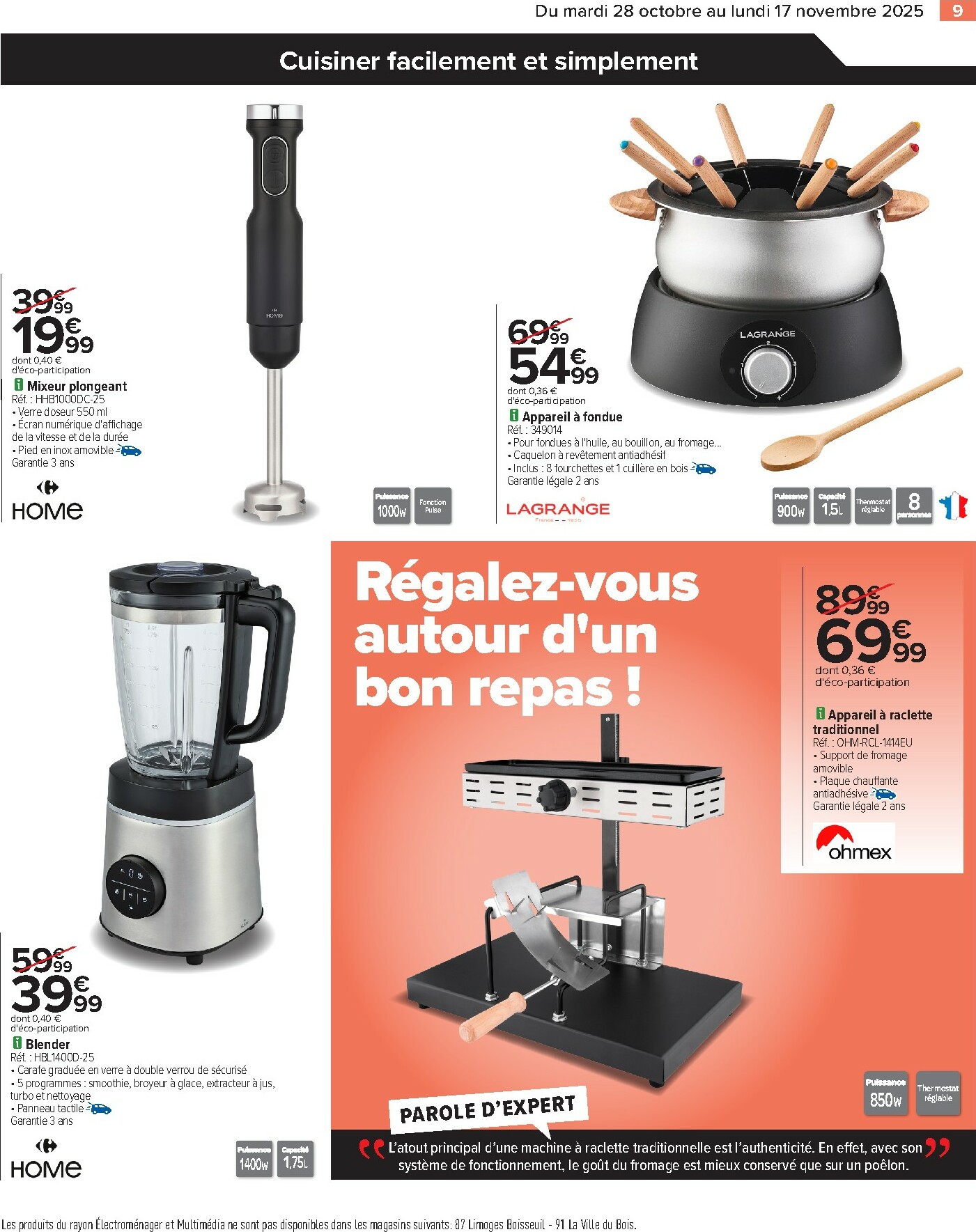carrefour - Catalogue Carrefour valable du 28/10 au 17/11 - page: 11