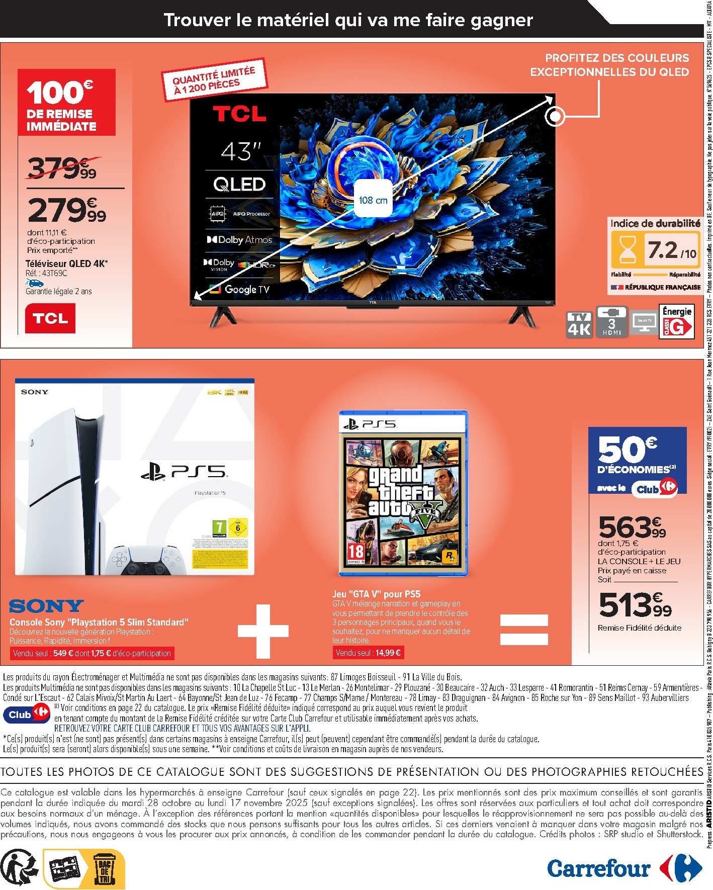 carrefour - Catalogue Carrefour valable du 28/10 au 17/11 - page: 2