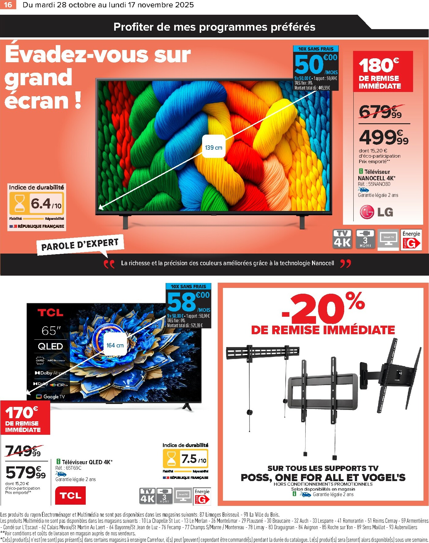 carrefour - Catalogue Carrefour valable du 28/10 au 17/11 - page: 18