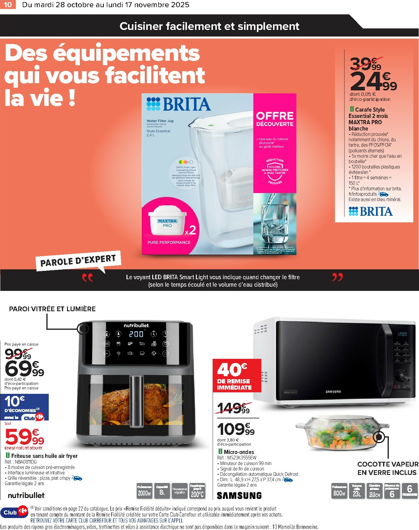 carrefour - Catalogue Carrefour valable du 28/10 au 17/11 - page: 12