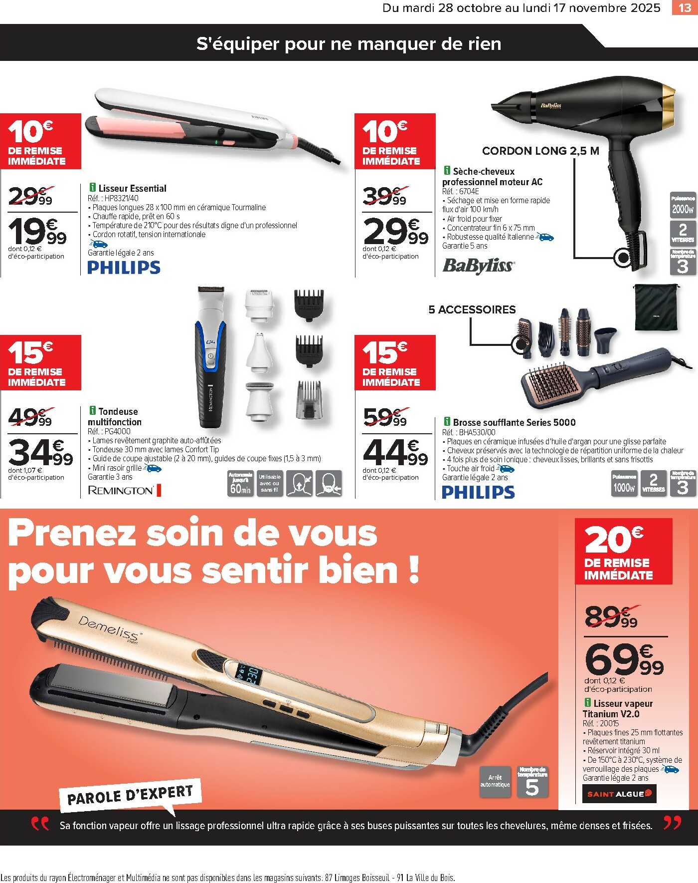 carrefour - Catalogue Carrefour valable du 28/10 au 17/11 - page: 15