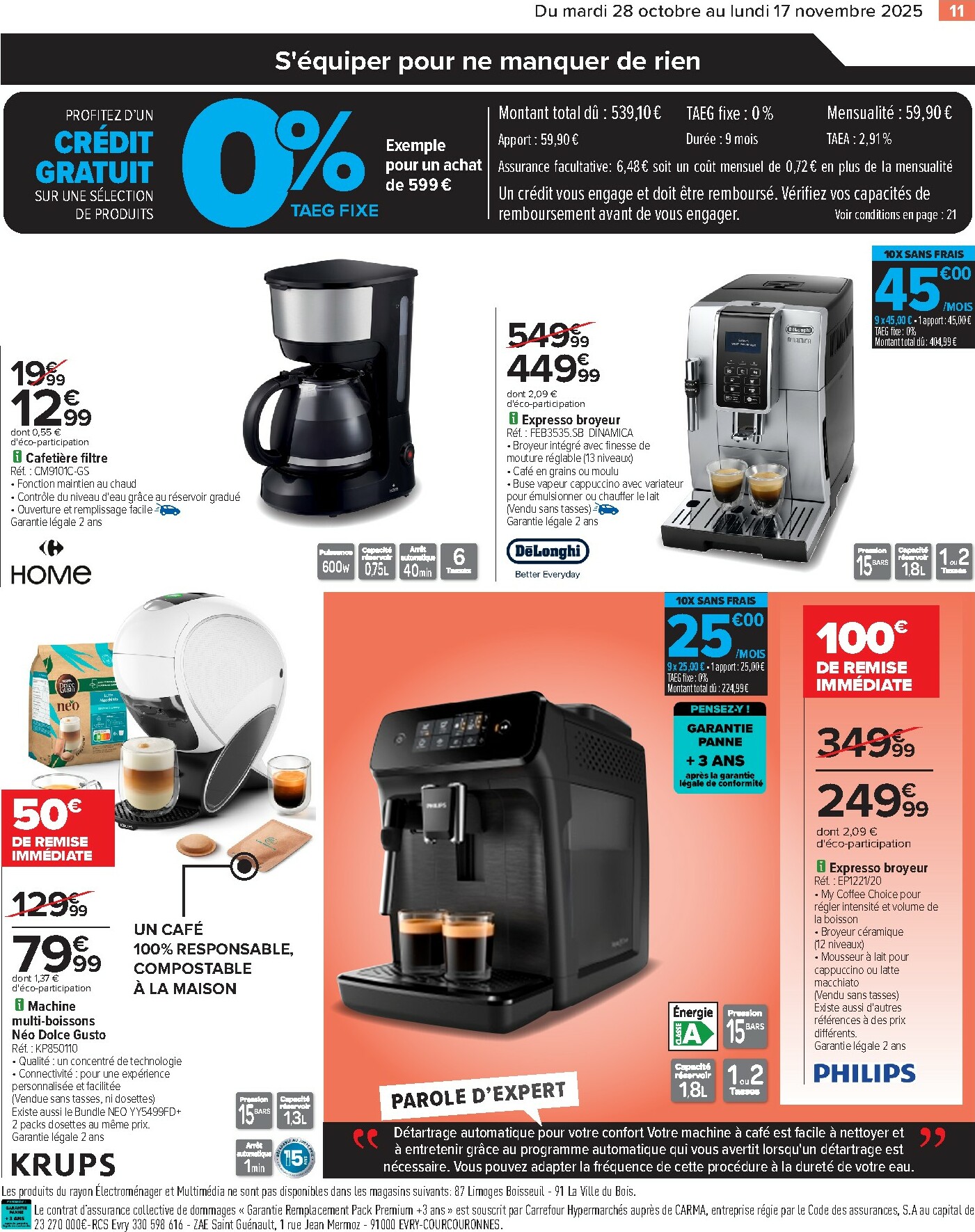 carrefour - Catalogue Carrefour valable du 28/10 au 17/11 - page: 13