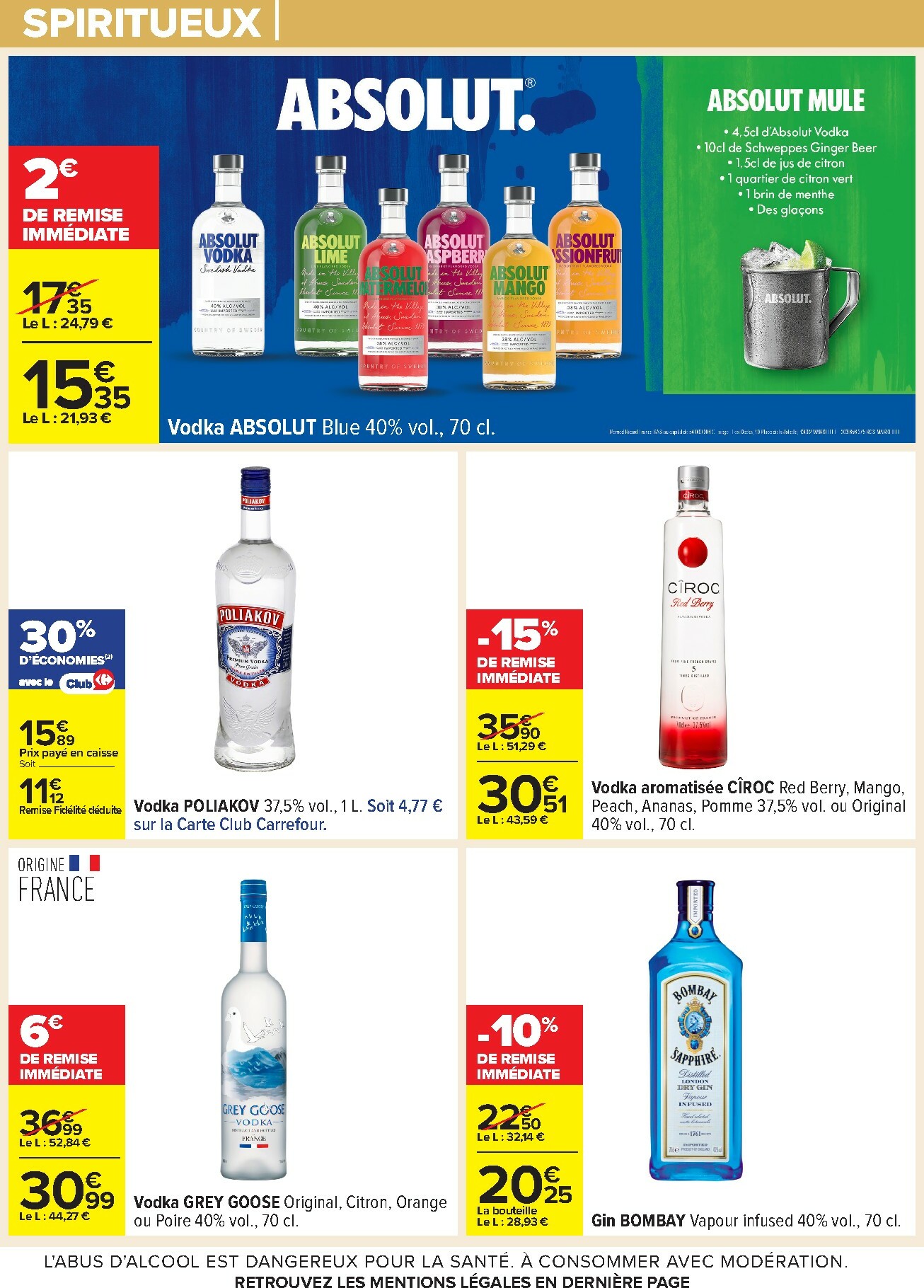 carrefour - Catalogue Carrefour - Alcools, Biéres valable du 28/10 au 10/11 - page: 11 carrefour - Catalogue Carrefour - Alcools, Biéres valable du 28/10 au 10/11 - page: 11