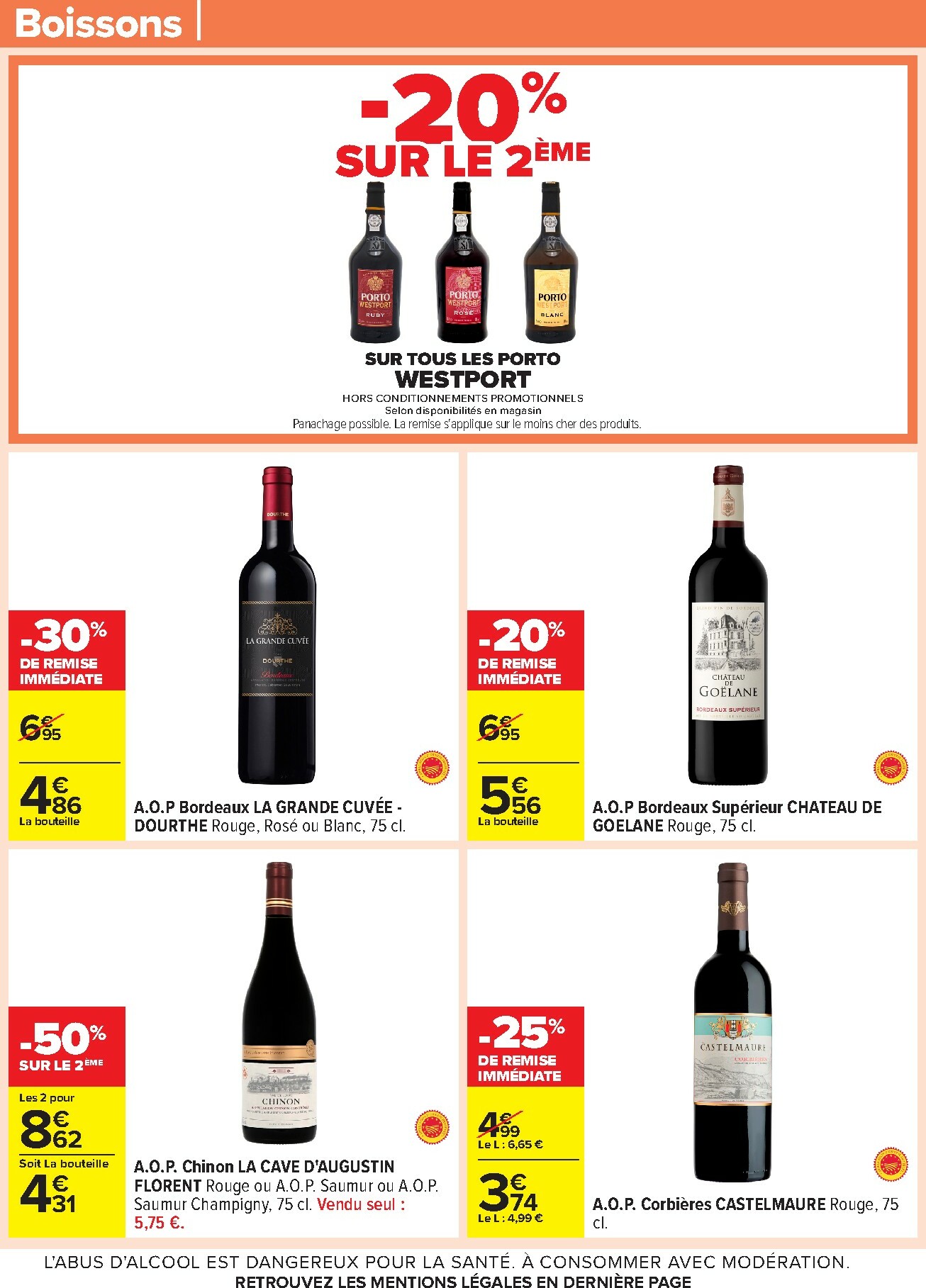 carrefour - Catalogue Carrefour - Alcools, Biéres valable du 28/10 au 10/11 - page: 40 carrefour - Catalogue Carrefour - Alcools, Biéres valable du 28/10 au 10/11 - page: 40