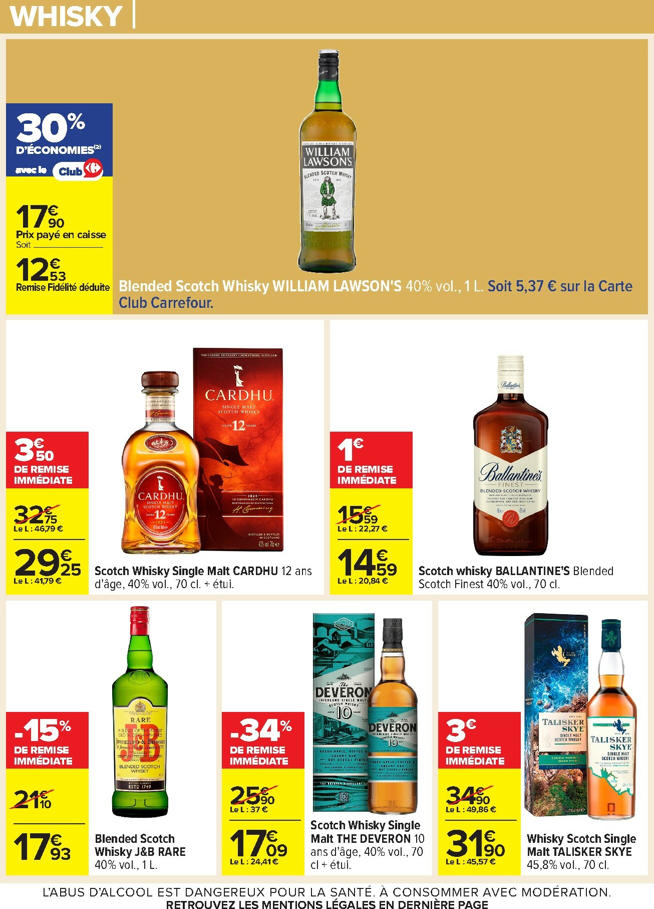 carrefour - Catalogue Carrefour - Alcools, Biéres valable du 28/10 au 10/11 - page: 7 carrefour - Catalogue Carrefour - Alcools, Biéres valable du 28/10 au 10/11 - page: 7