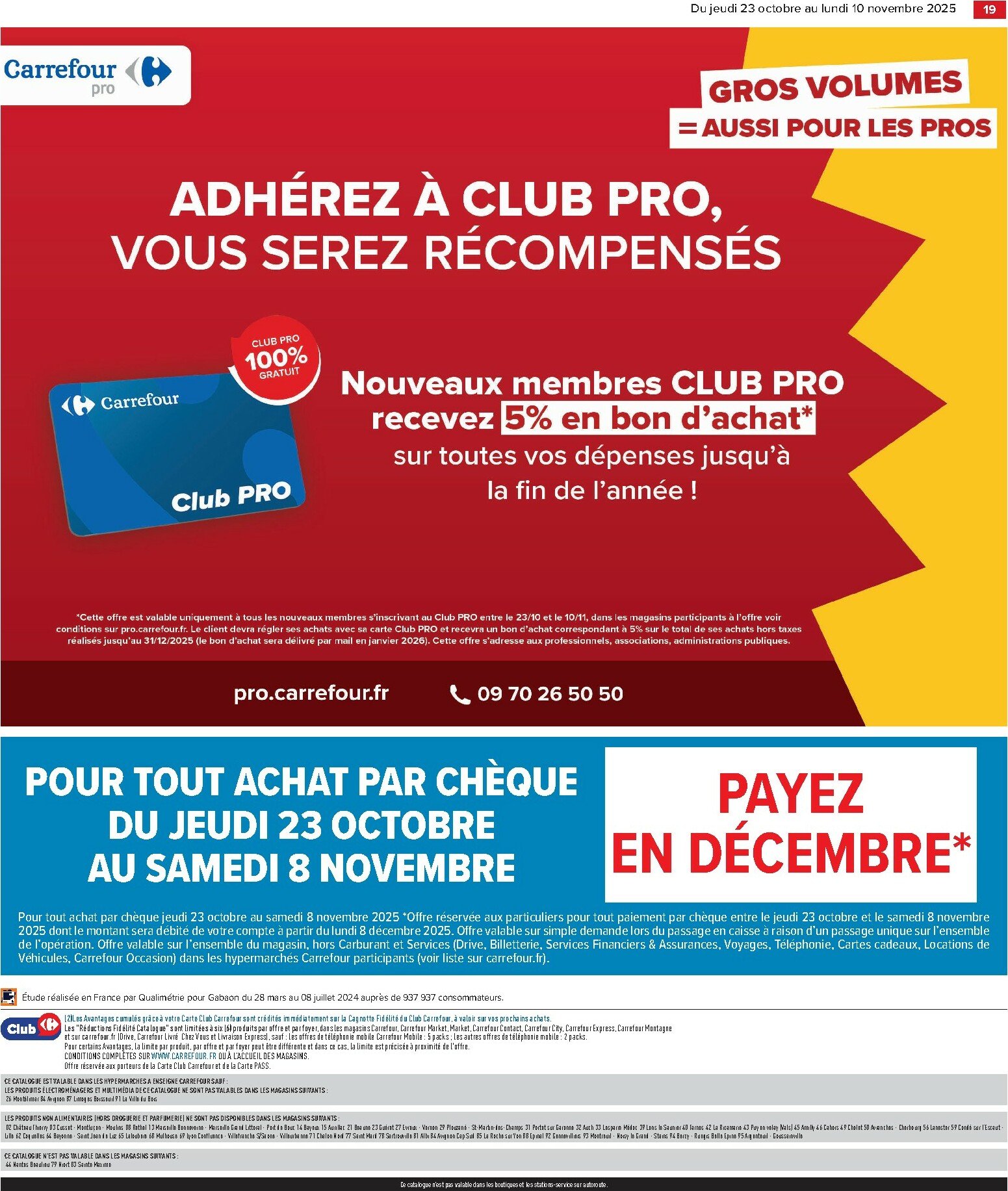 carrefour - Catalogue Carrefour - Gros volumes, petits prix valable du 23/10 au 10/11 - page: 21