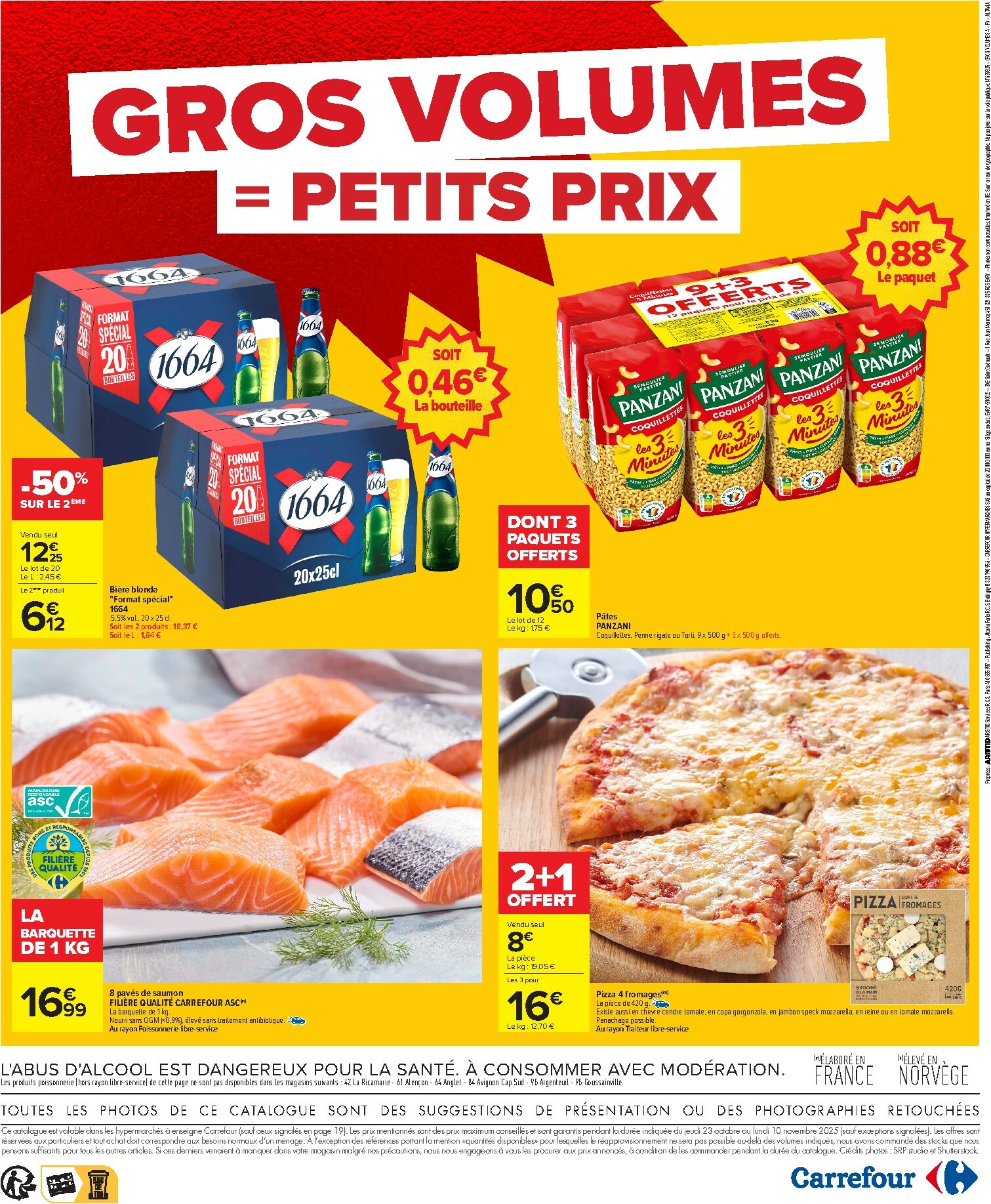 carrefour - Catalogue Carrefour - Gros volumes, petits prix valable du 23/10 au 10/11 - page: 2