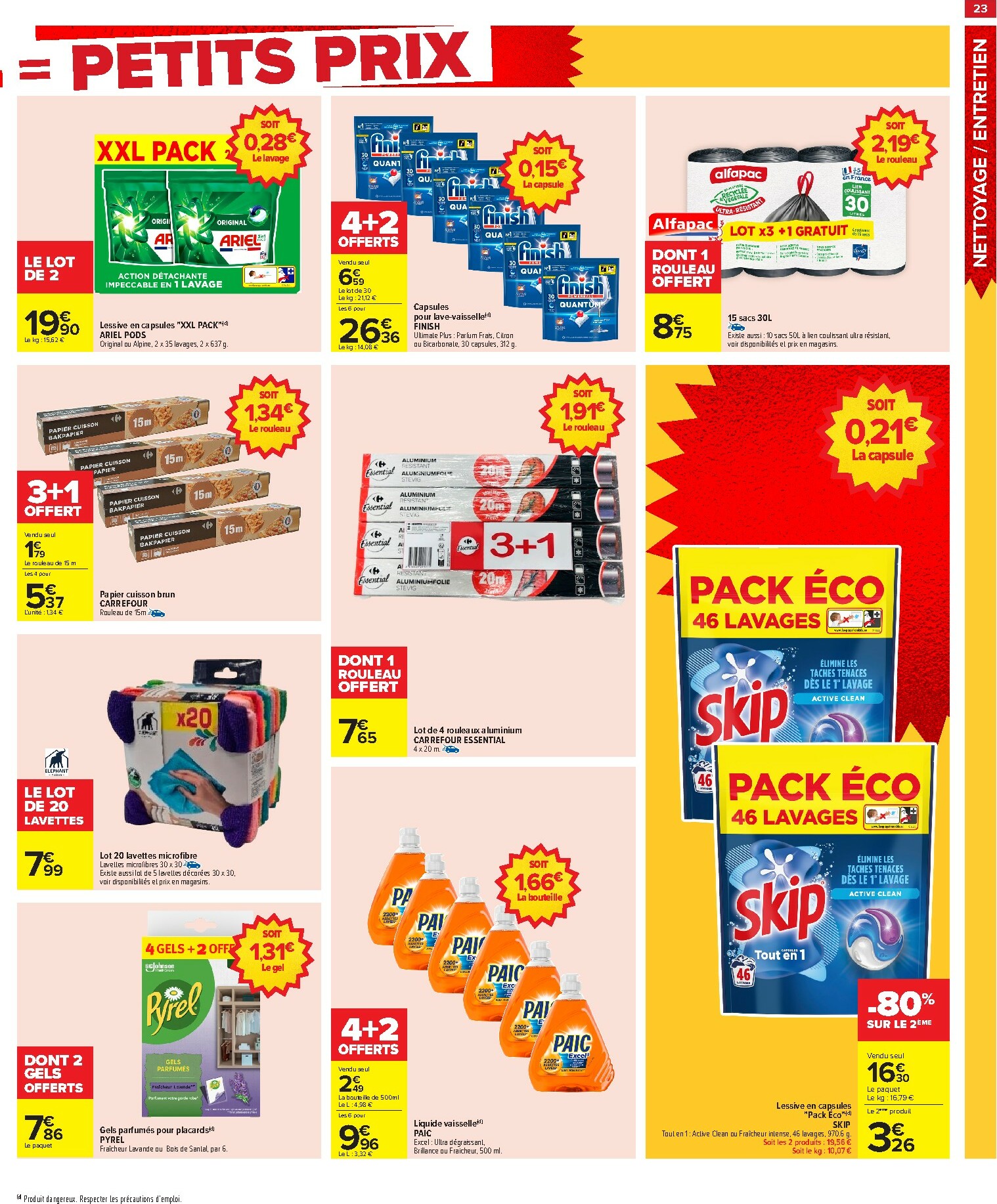 carrefour - Catalogue Carrefour - Gros volumes, petits prix valable du 23/10 au 10/11 - page: 25
