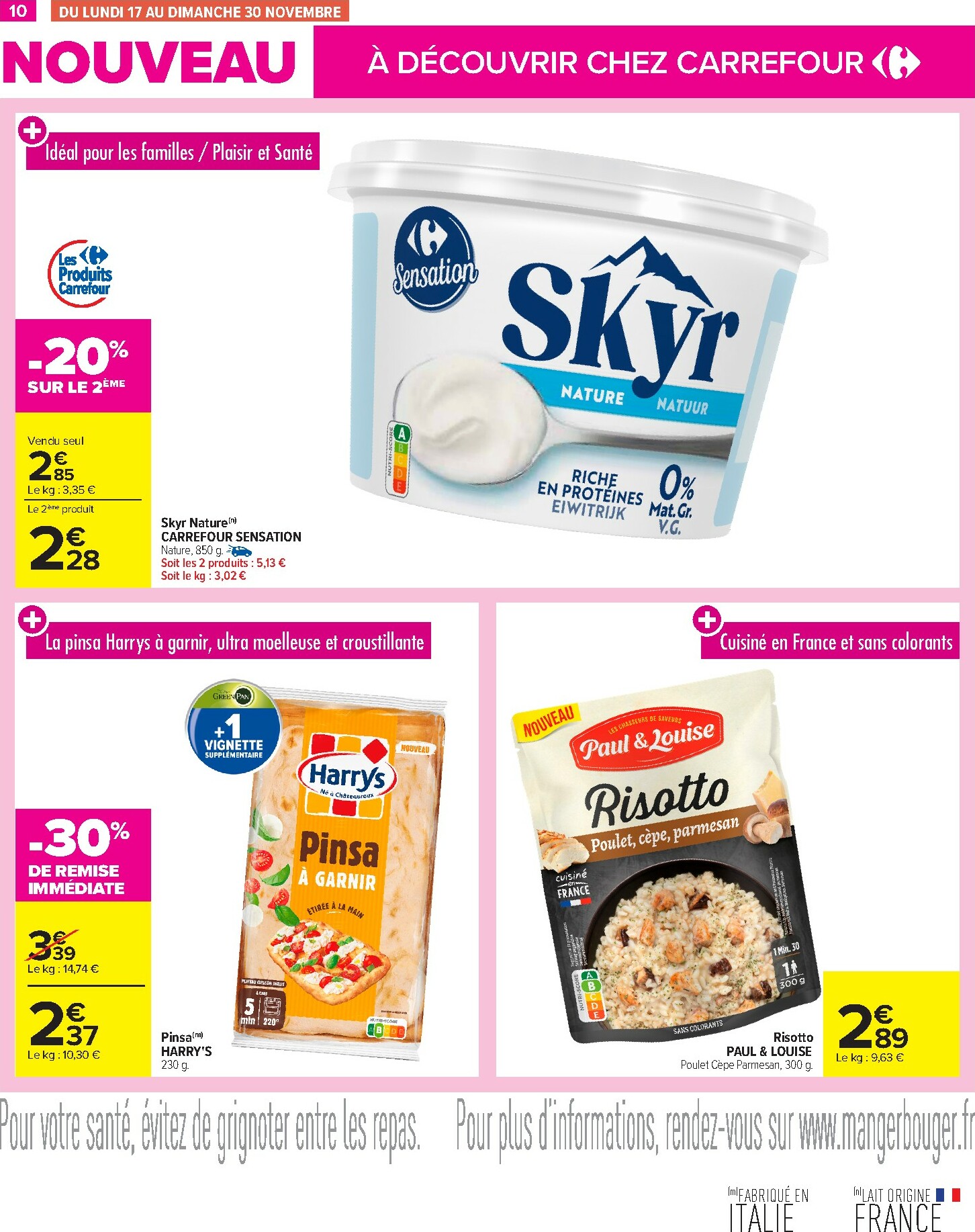 carrefour - Catalogue Carrefour - Les Nouveautés valable du 03/11 au 30/11 - page: 10