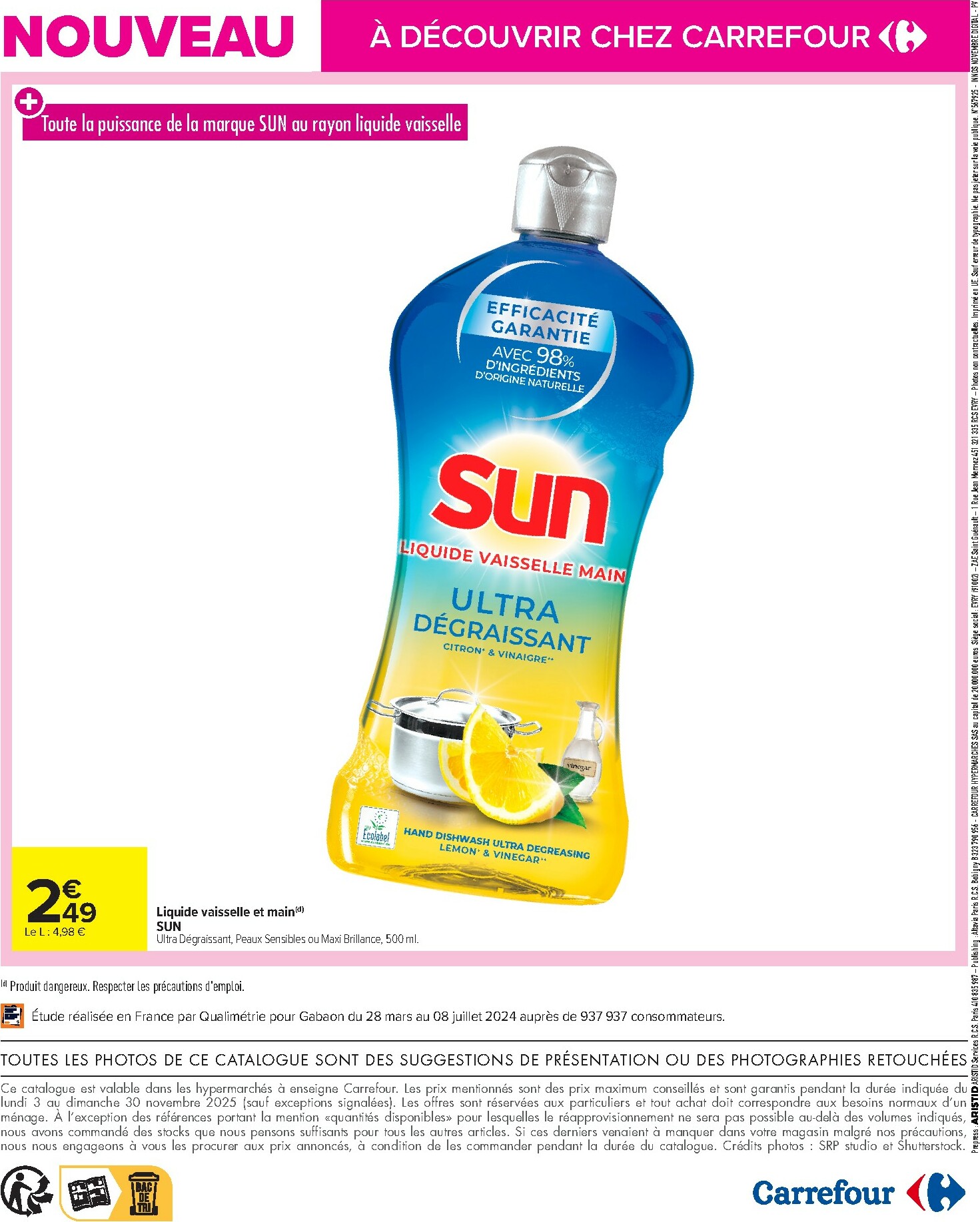 carrefour - Catalogue Carrefour - Les Nouveautés valable du 03/11 au 30/11 - page: 12