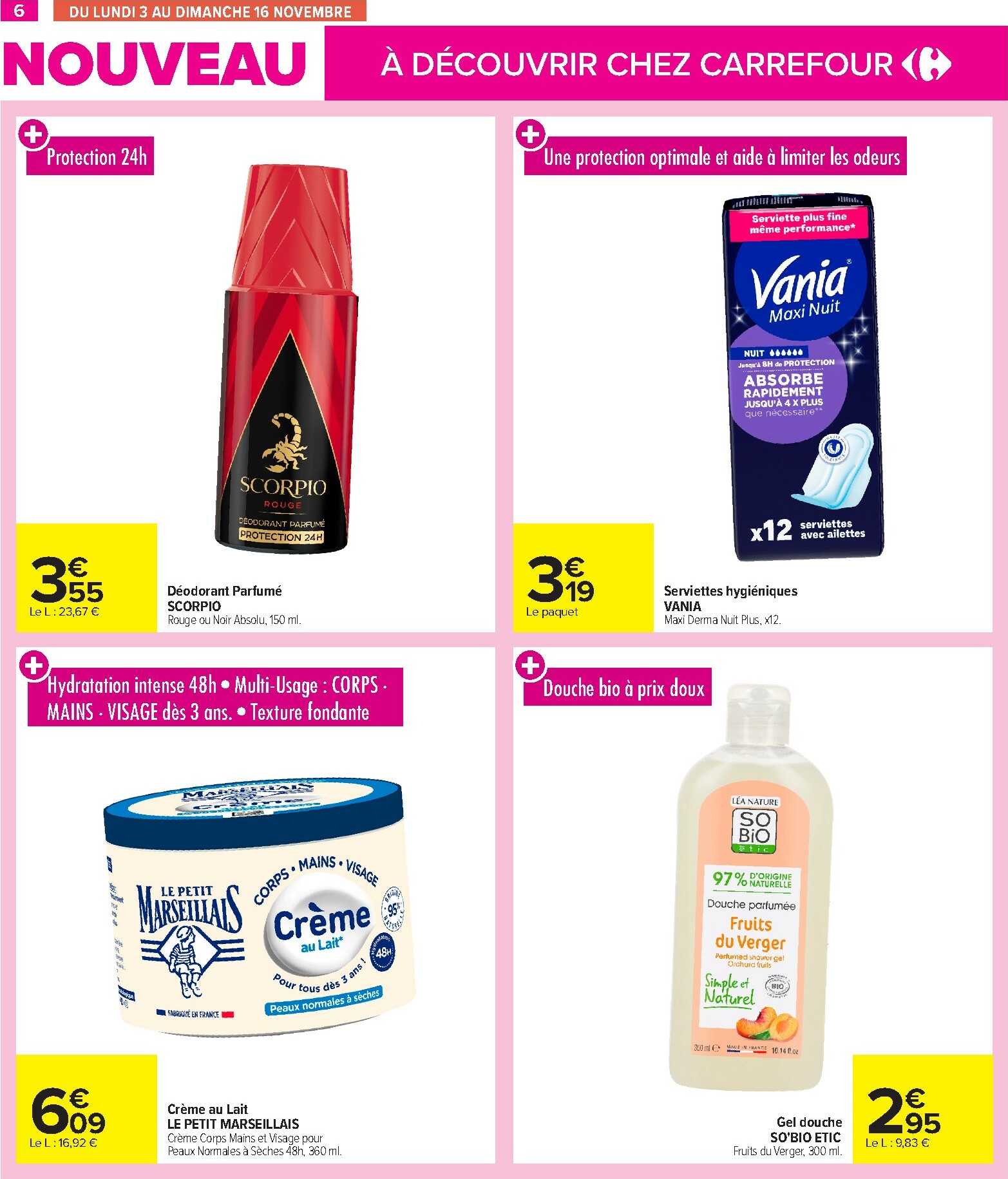 carrefour - Catalogue Carrefour - Les Nouveautés valable du 03/11 au 30/11 - page: 6