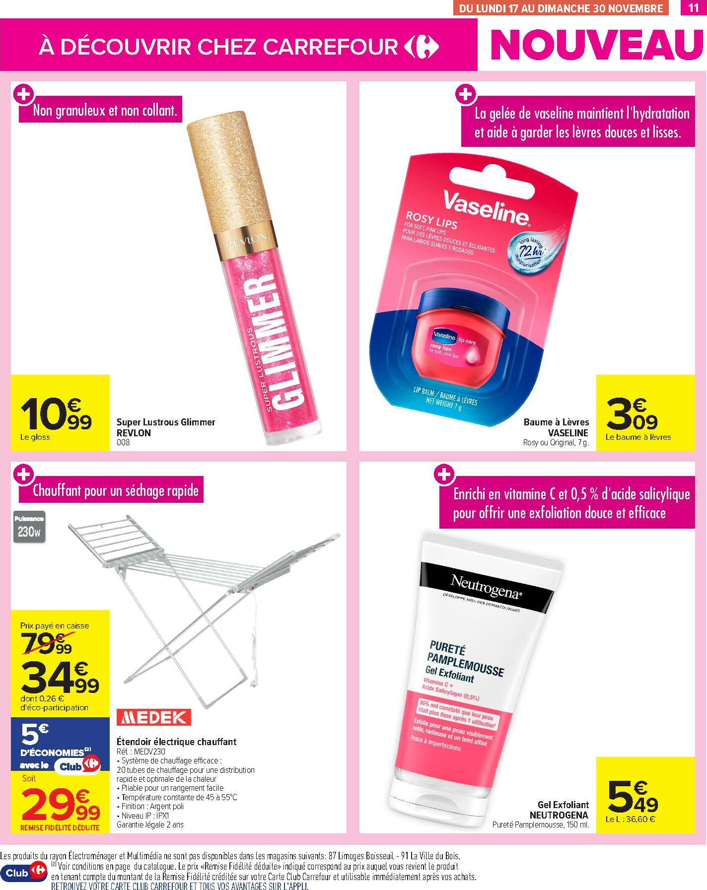 carrefour - Catalogue Carrefour - Les Nouveautés valable du 03/11 au 30/11 - page: 11