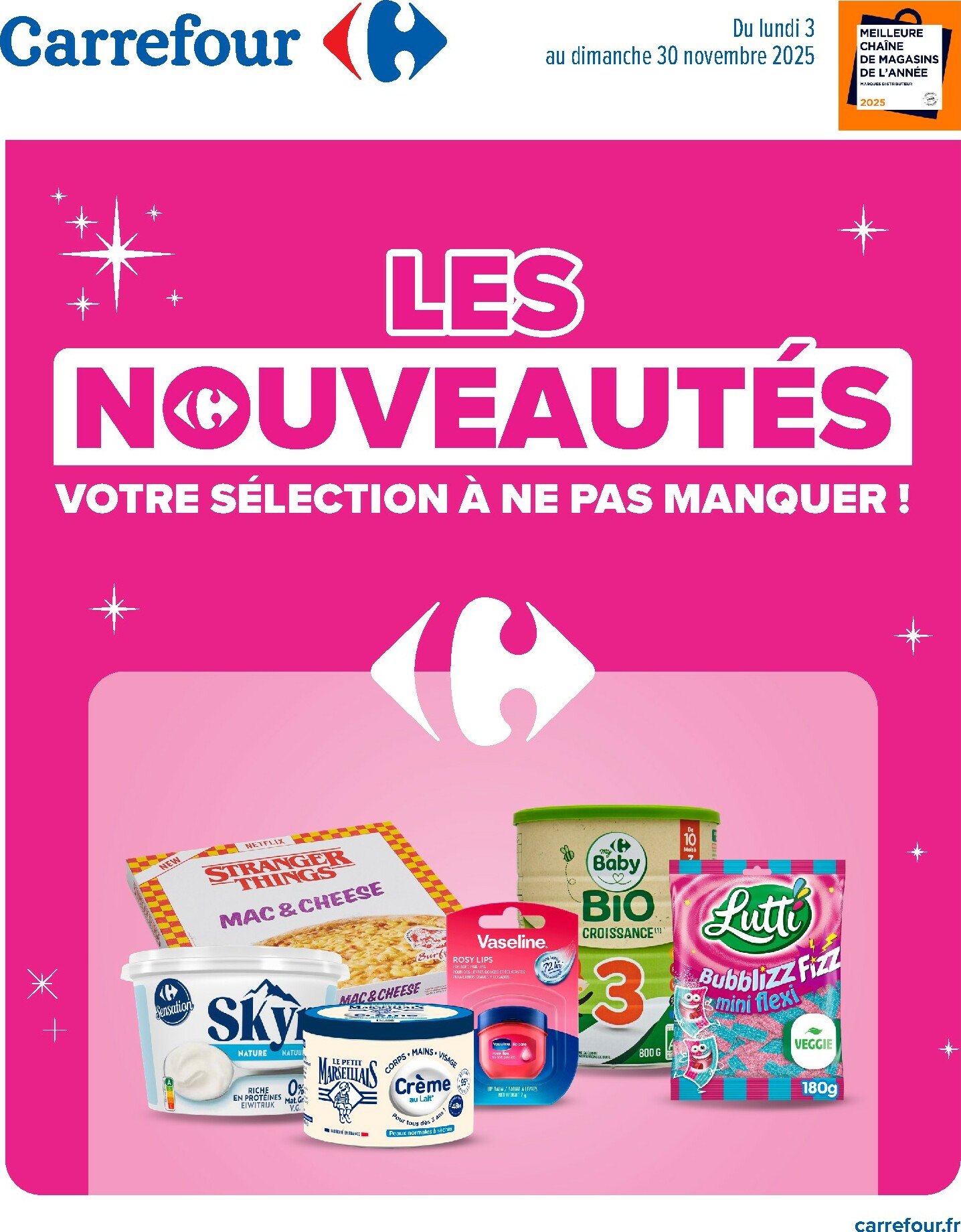 carrefour - Catalogue Carrefour - Les Nouveautés valable du 03/11 au 30/11