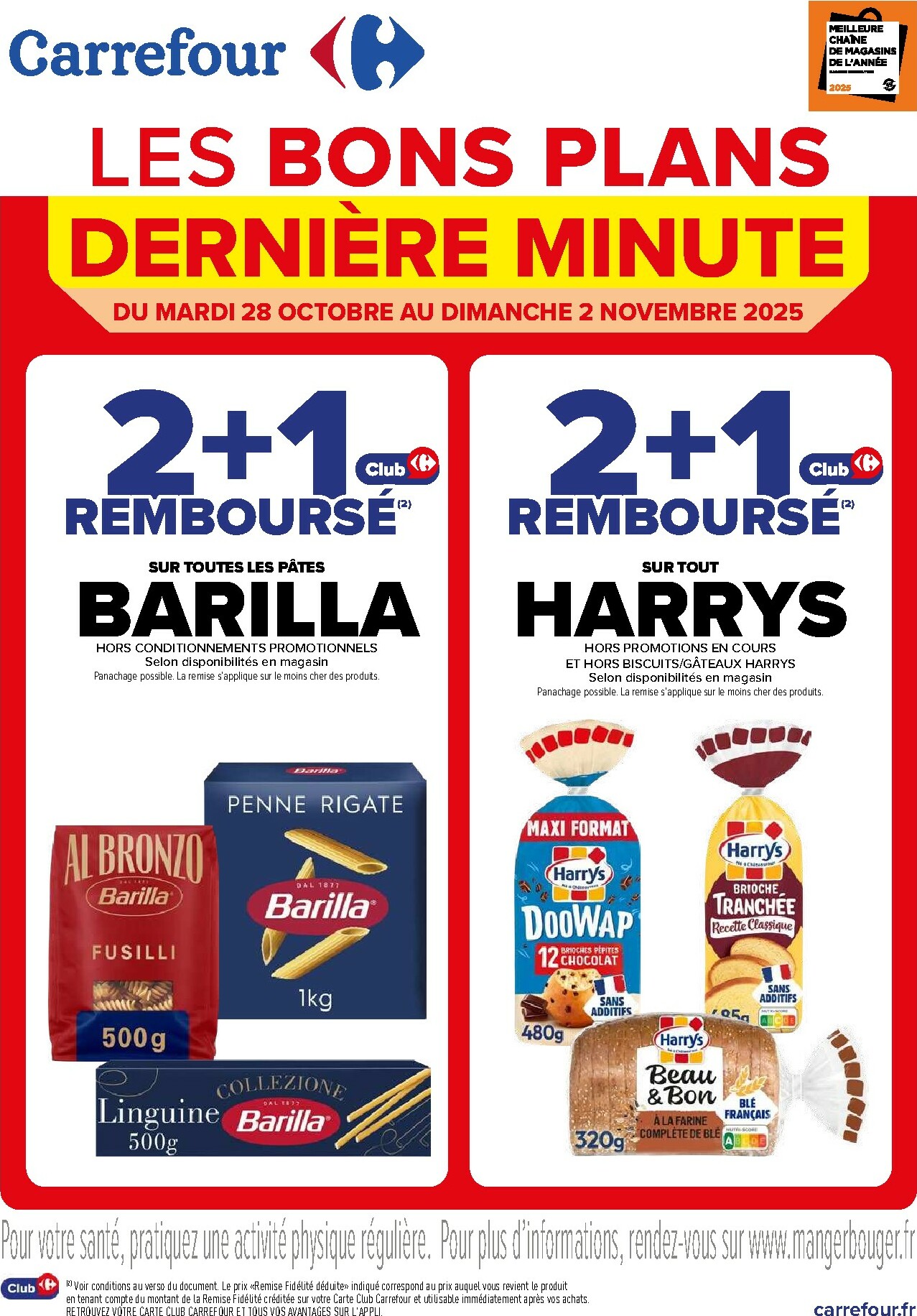 carrefour - Catalogue Carrefour - Les Bons Plans Derniére Minute valable du 28/10 au 02/11