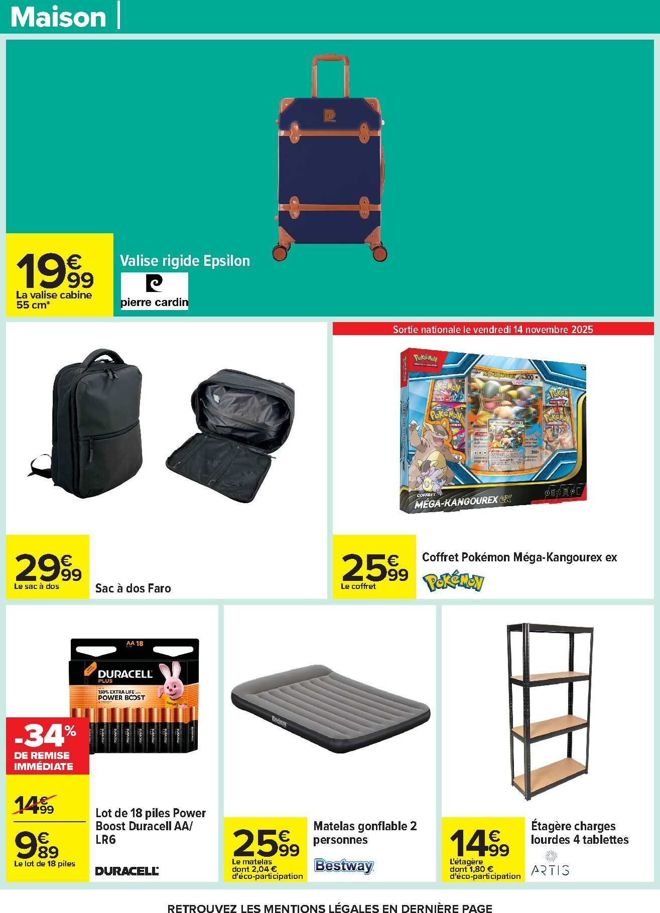 carrefour - Catalogue Carrefour valable du 11/11 au 24/11 - page: 47