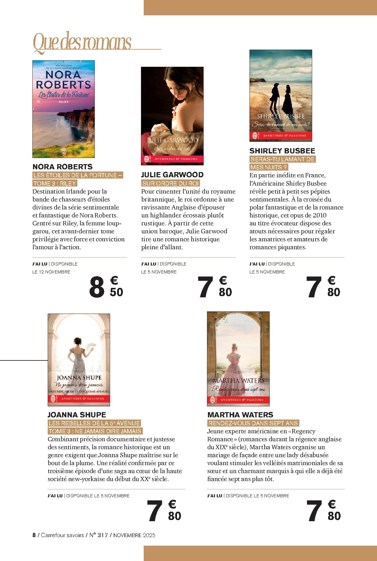 carrefour - Catalogue Carrefour - Culture valable du 01/11 au 30/11 - page: 8