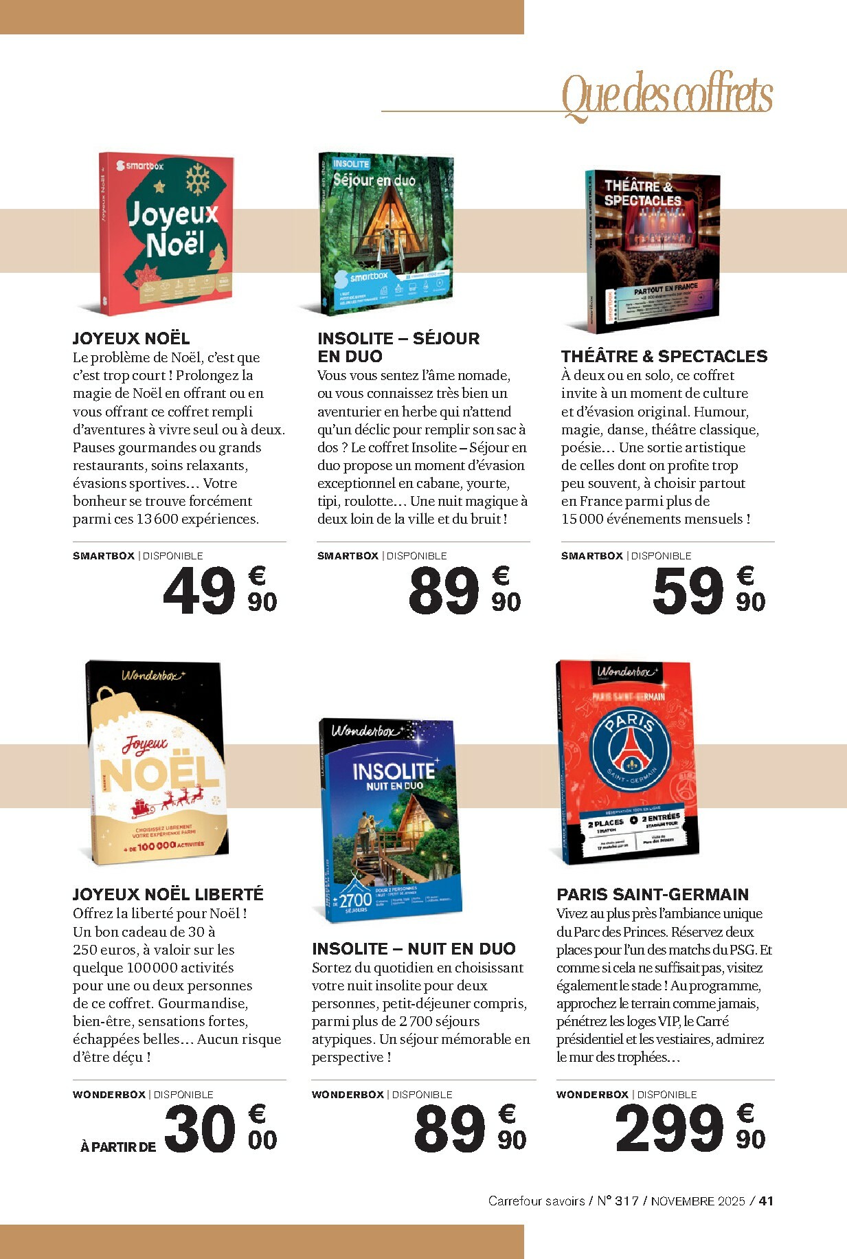 carrefour - Catalogue Carrefour - Culture valable du 01/11 au 30/11 - page: 41