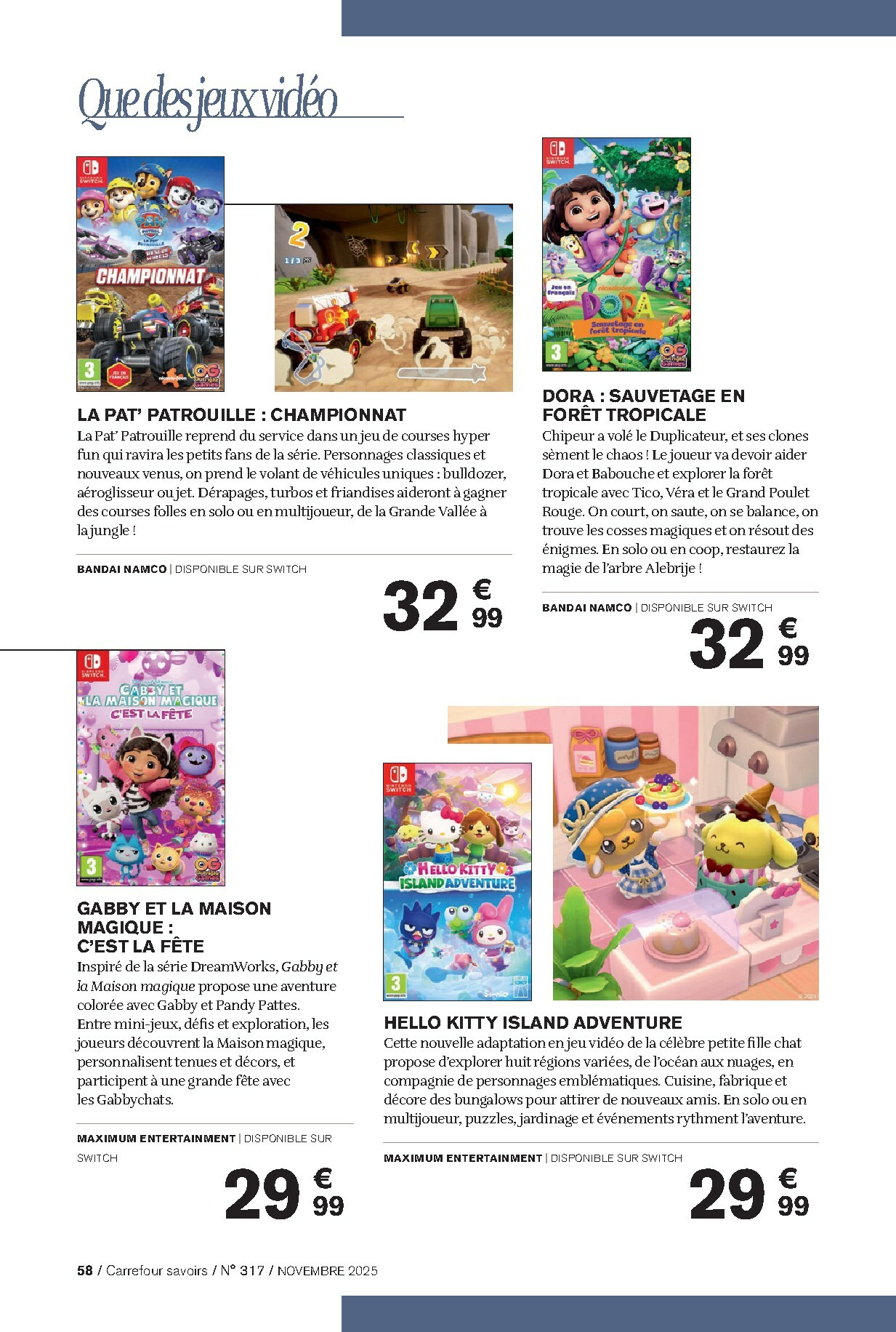 carrefour - Catalogue Carrefour - Culture valable du 01/11 au 30/11 - page: 58
