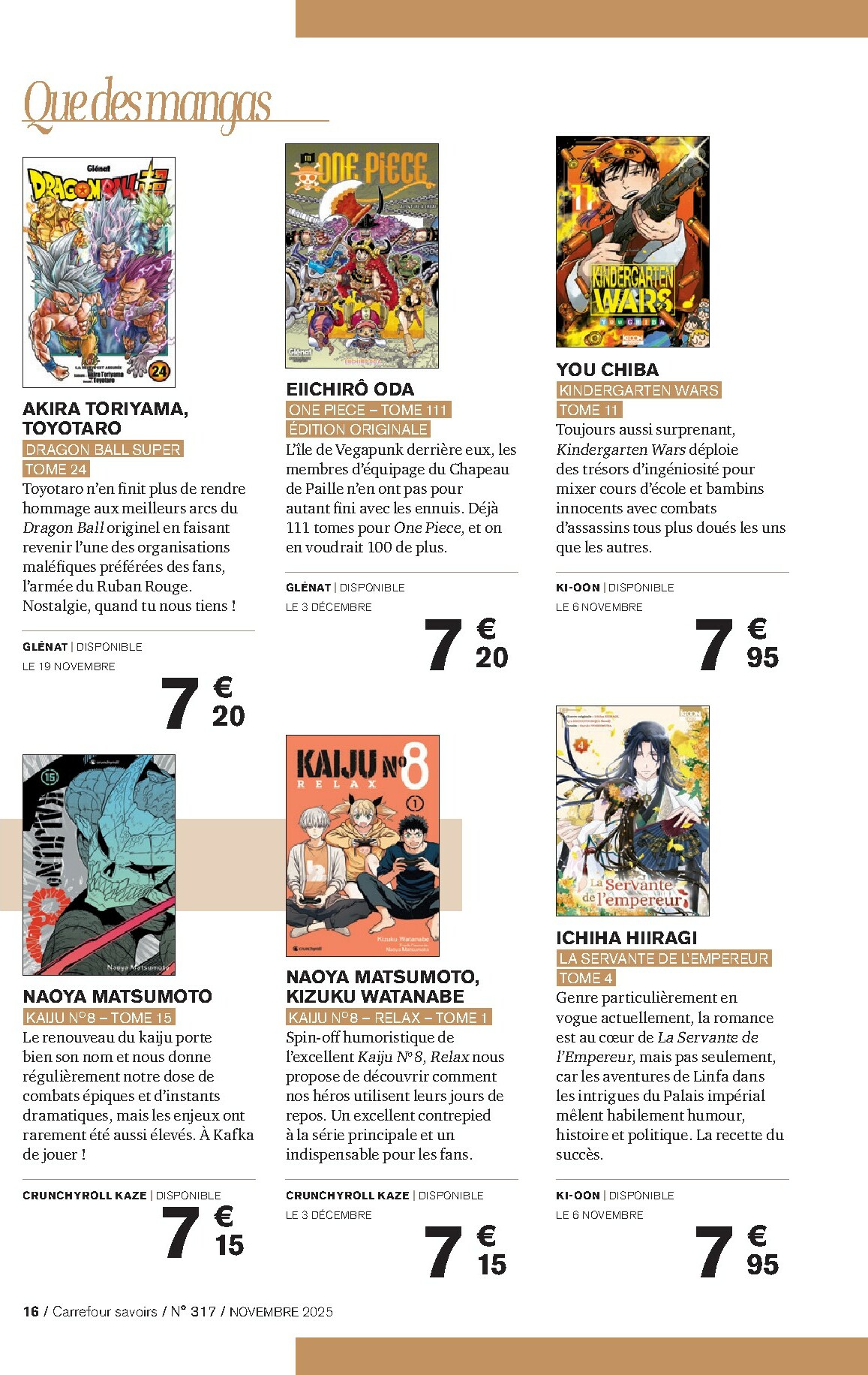 carrefour - Catalogue Carrefour - Culture valable du 01/11 au 30/11 - page: 16