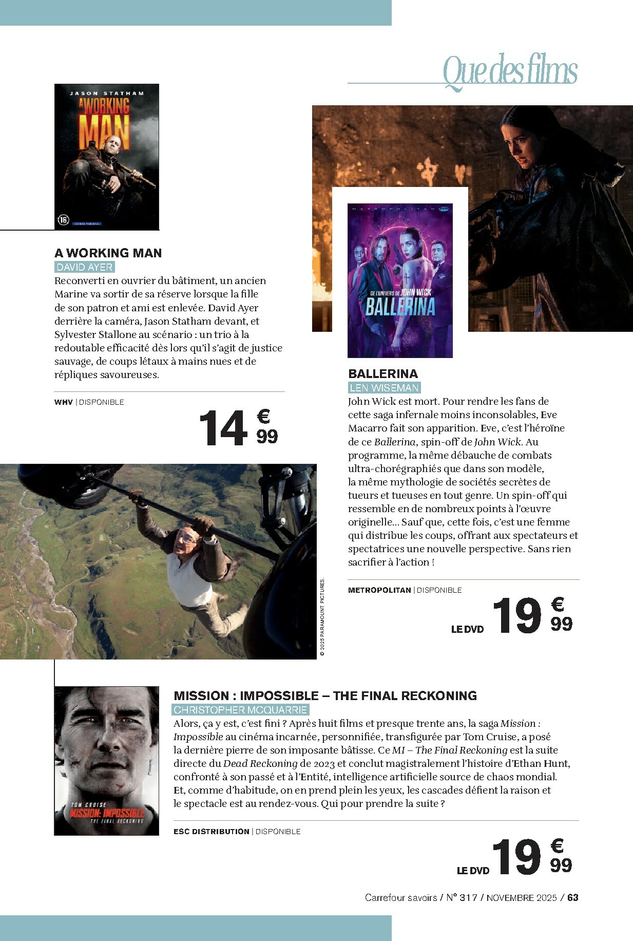 carrefour - Catalogue Carrefour - Culture valable du 01/11 au 30/11 - page: 63
