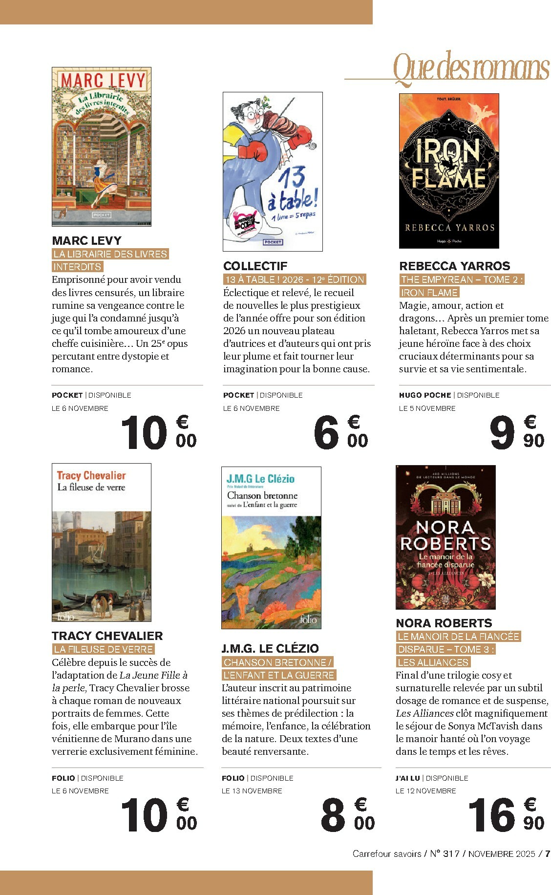 carrefour - Catalogue Carrefour - Culture valable du 01/11 au 30/11 - page: 7