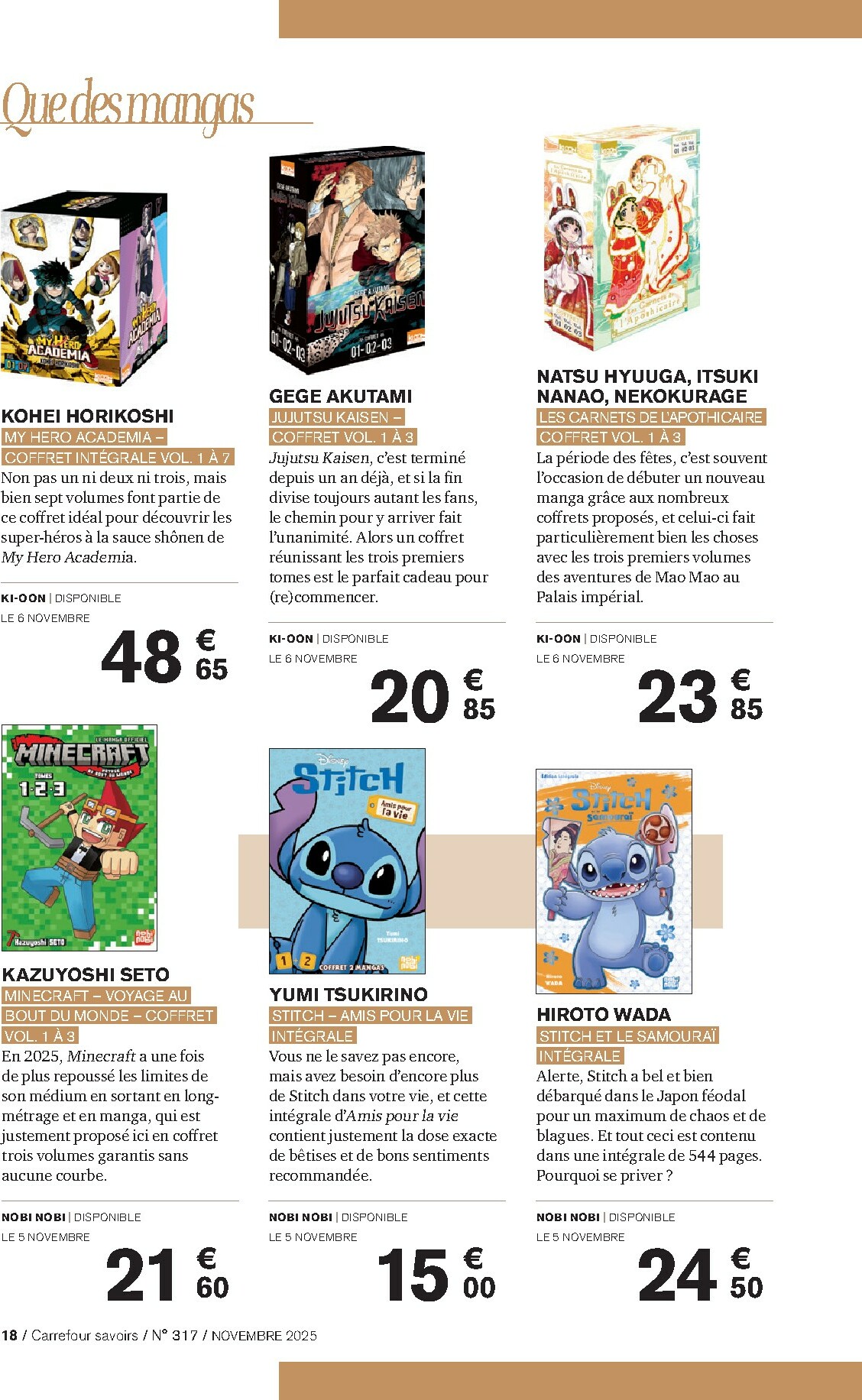 carrefour - Catalogue Carrefour - Culture valable du 01/11 au 30/11 - page: 18