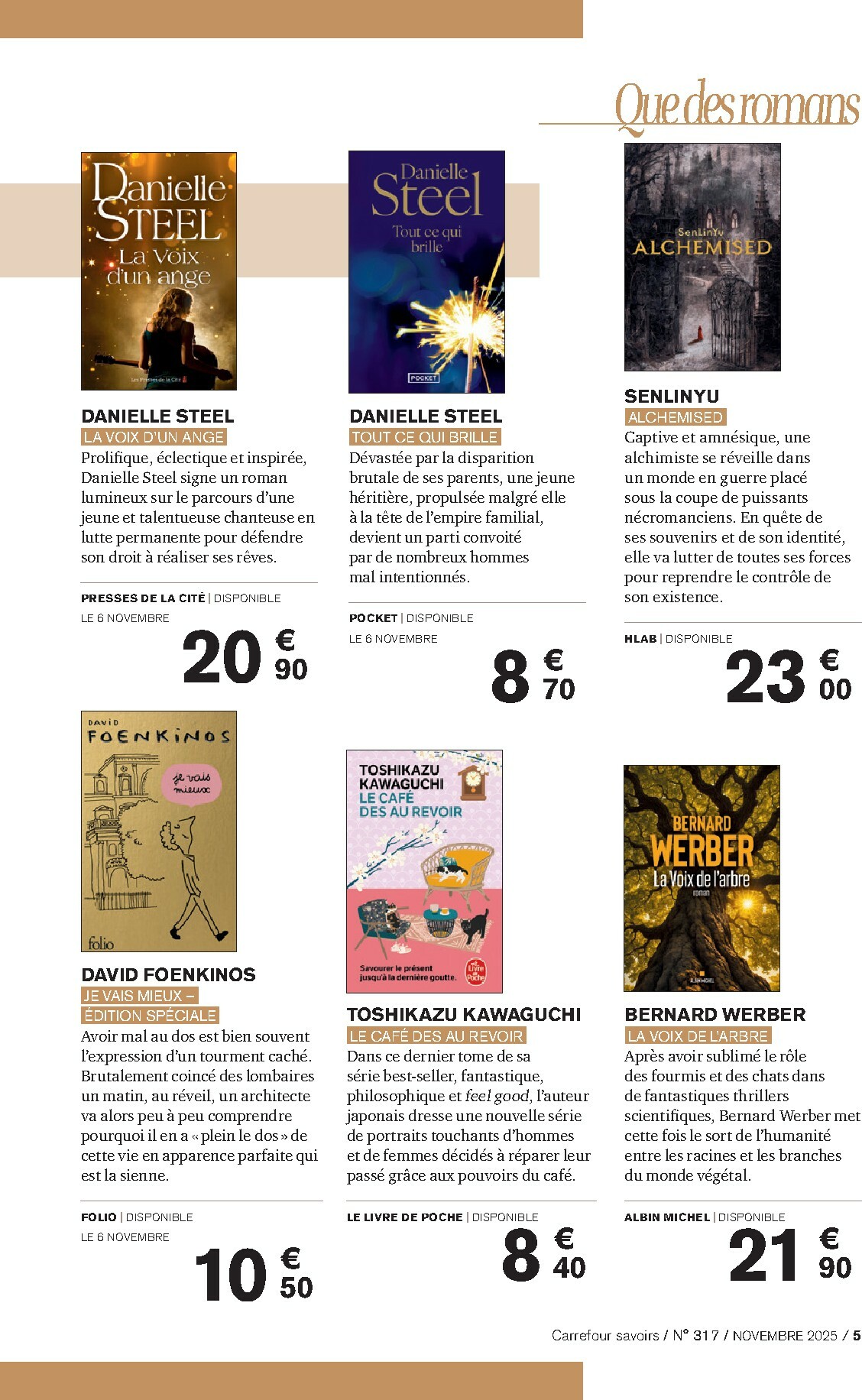 carrefour - Catalogue Carrefour - Culture valable du 01/11 au 30/11 - page: 5