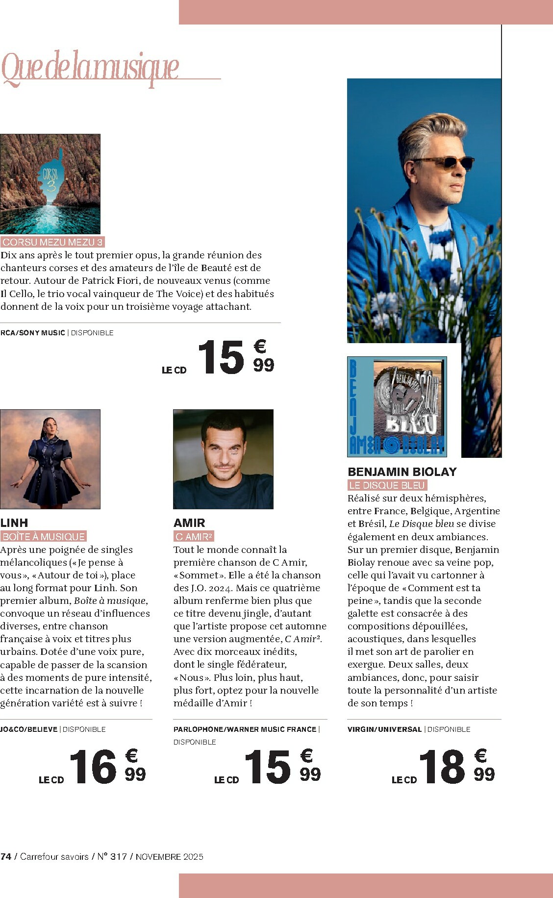 carrefour - Catalogue Carrefour - Culture valable du 01/11 au 30/11 - page: 74