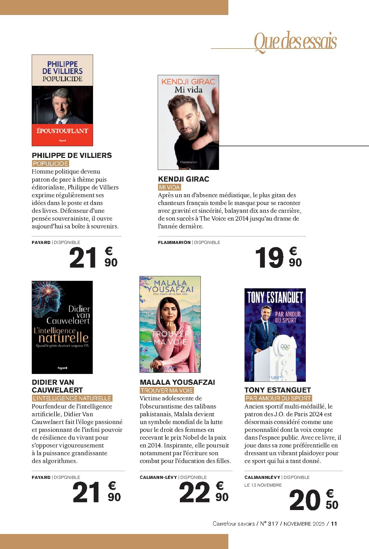 carrefour - Catalogue Carrefour - Culture valable du 01/11 au 30/11 - page: 11