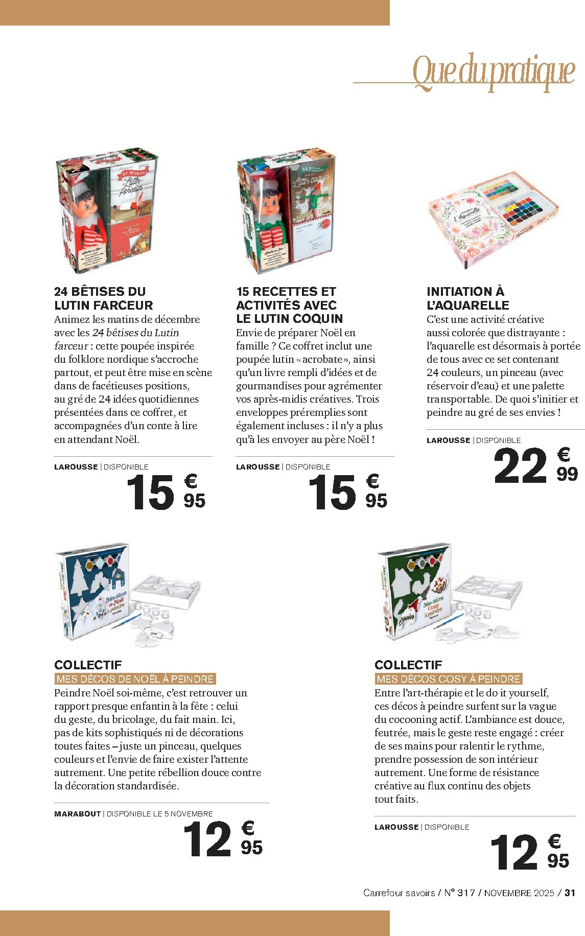 carrefour - Catalogue Carrefour - Culture valable du 01/11 au 30/11 - page: 31