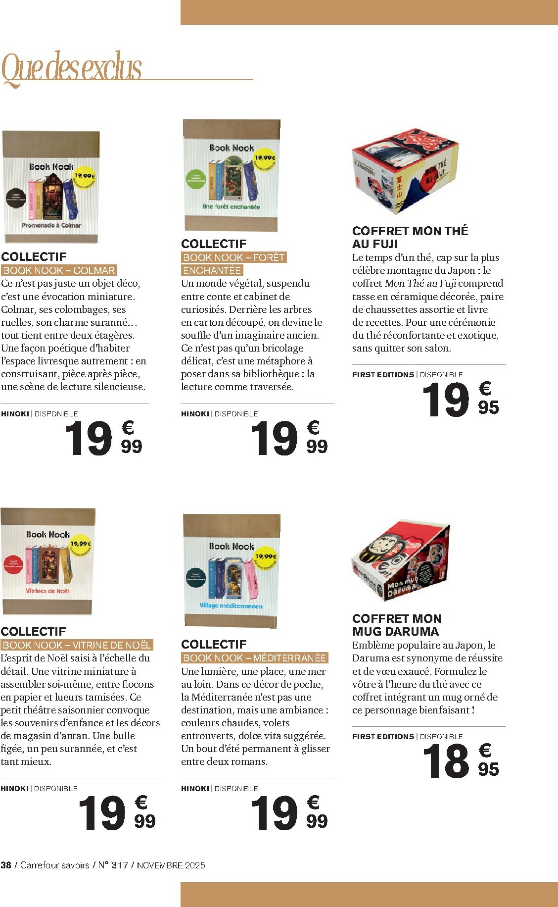 carrefour - Catalogue Carrefour - Culture valable du 01/11 au 30/11 - page: 38